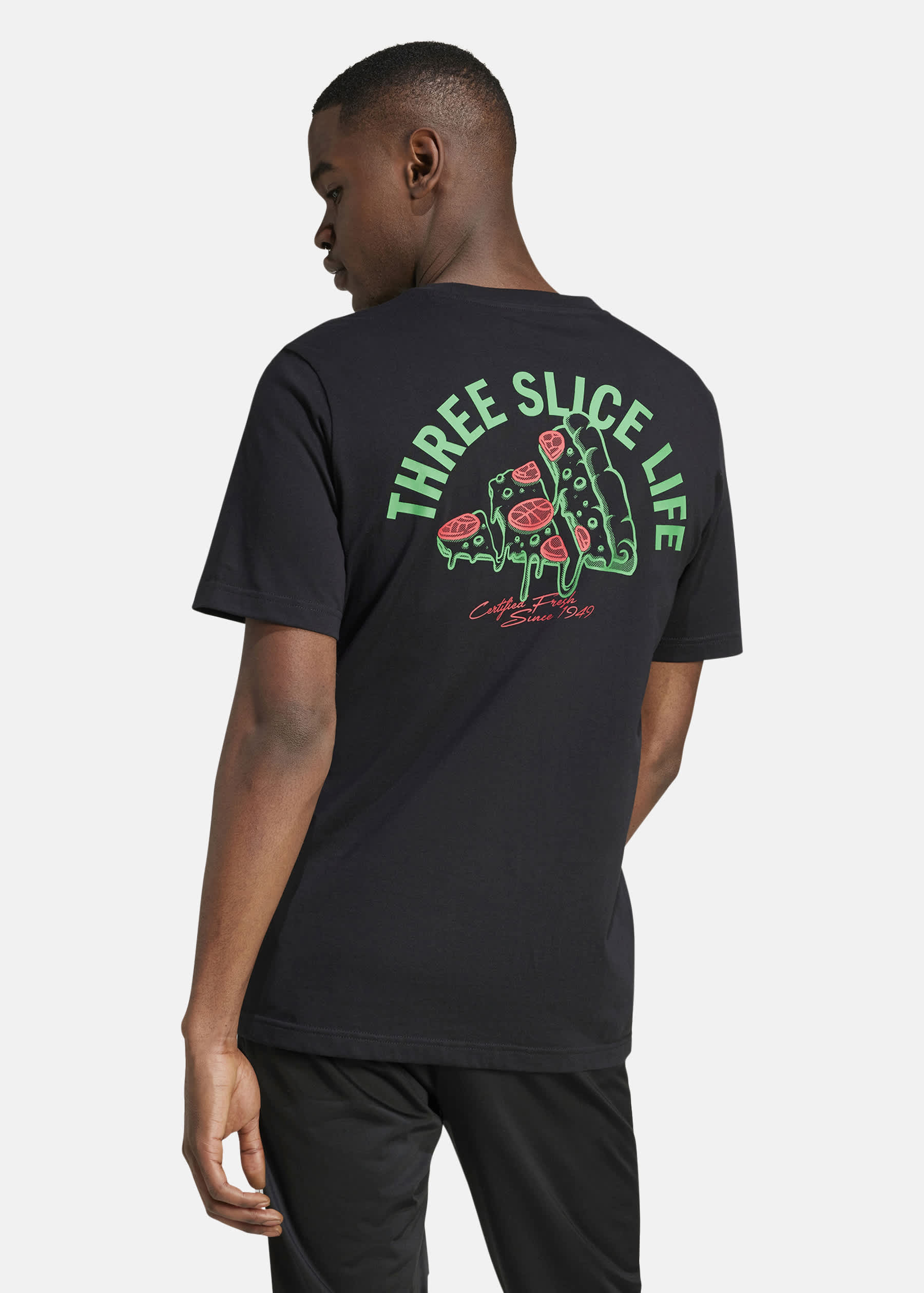 Adidas M L PIZZA TEE t-shirts herr