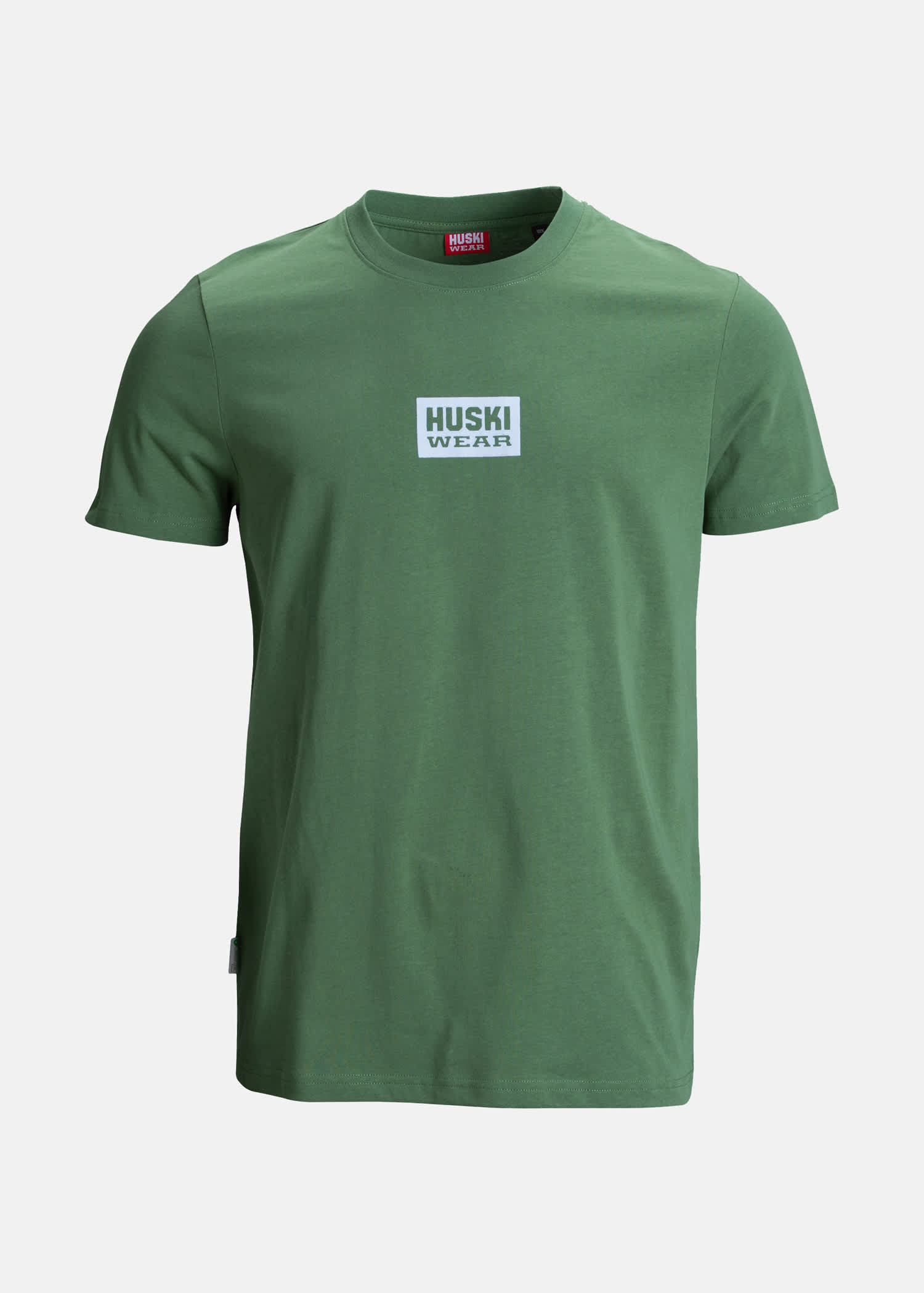 Huski Wear Flock Print Tee t-shirts herr