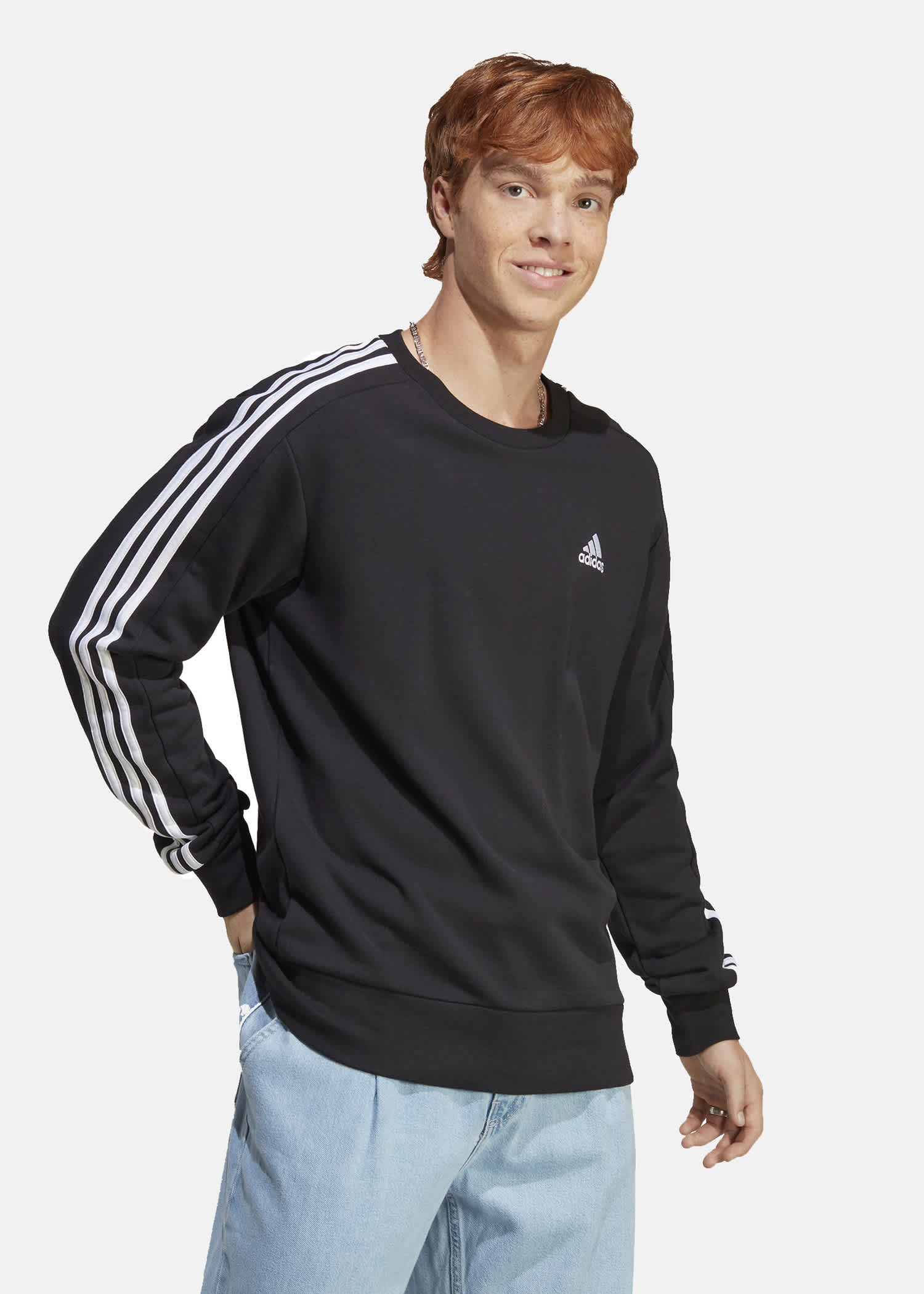 Adidas M 3S FT SWT tröjor herr