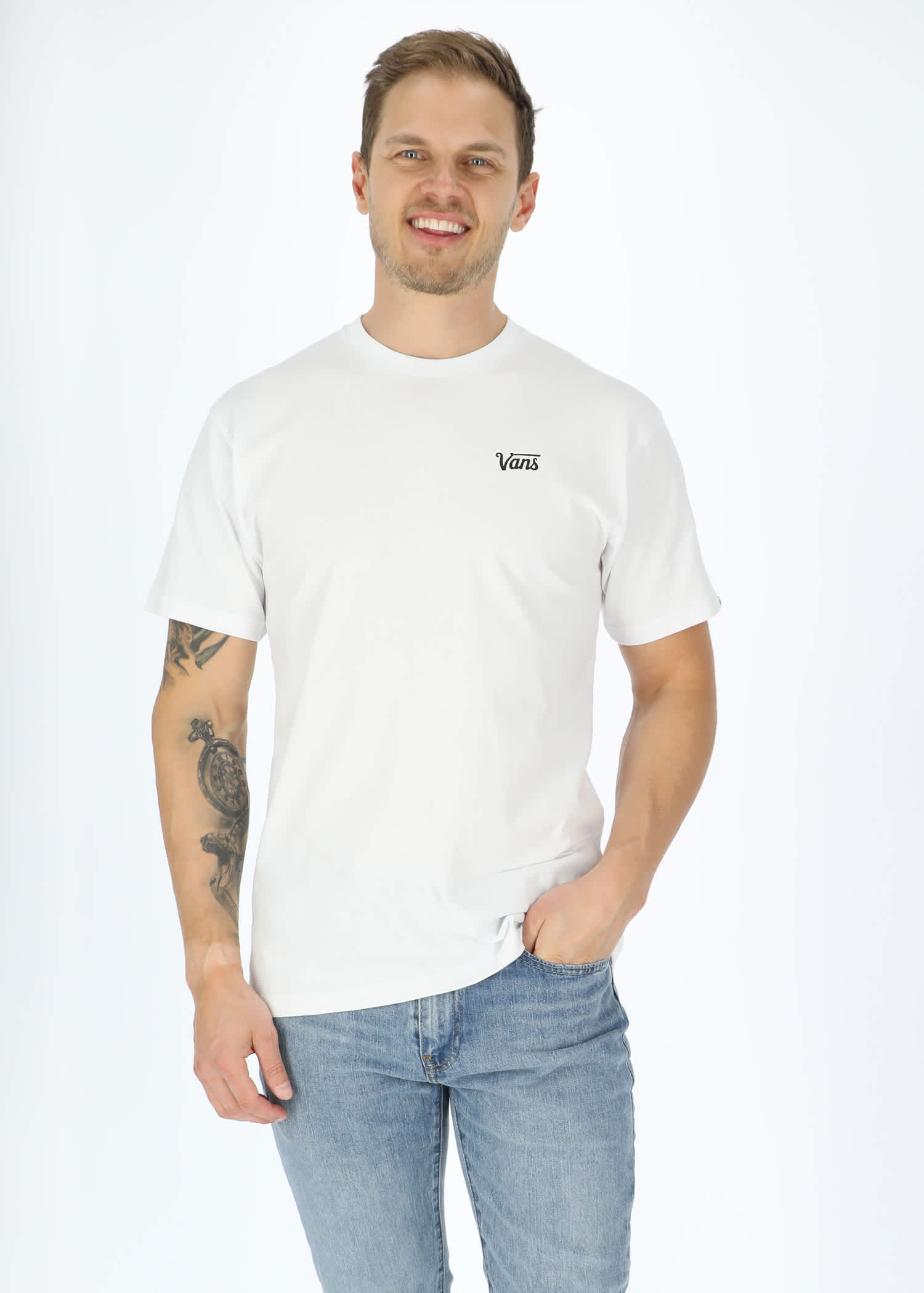 Vans Mini Script Tee-B t-shirts herr