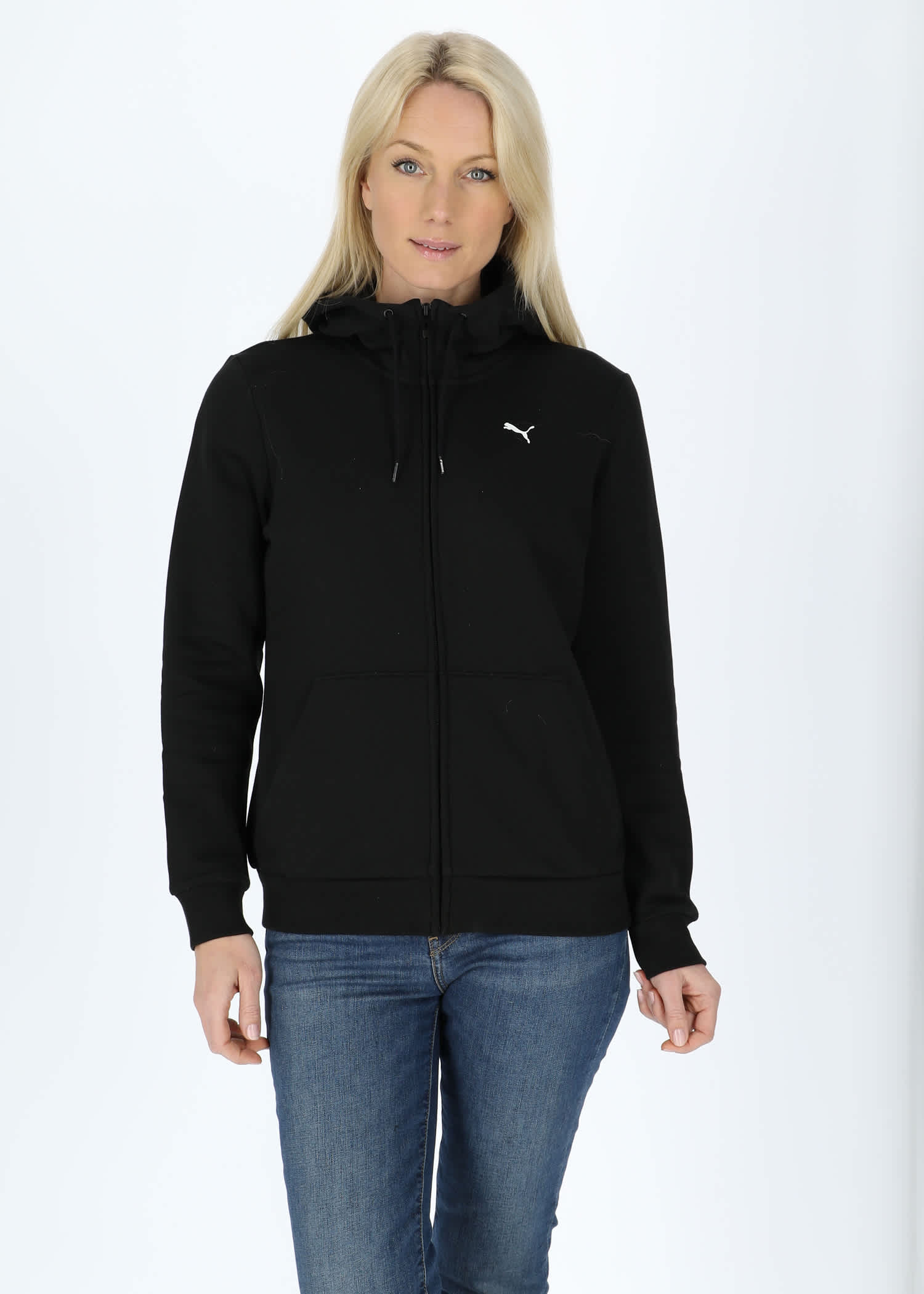 Puma ESS Small Logo Full-Zip Hoodie dam