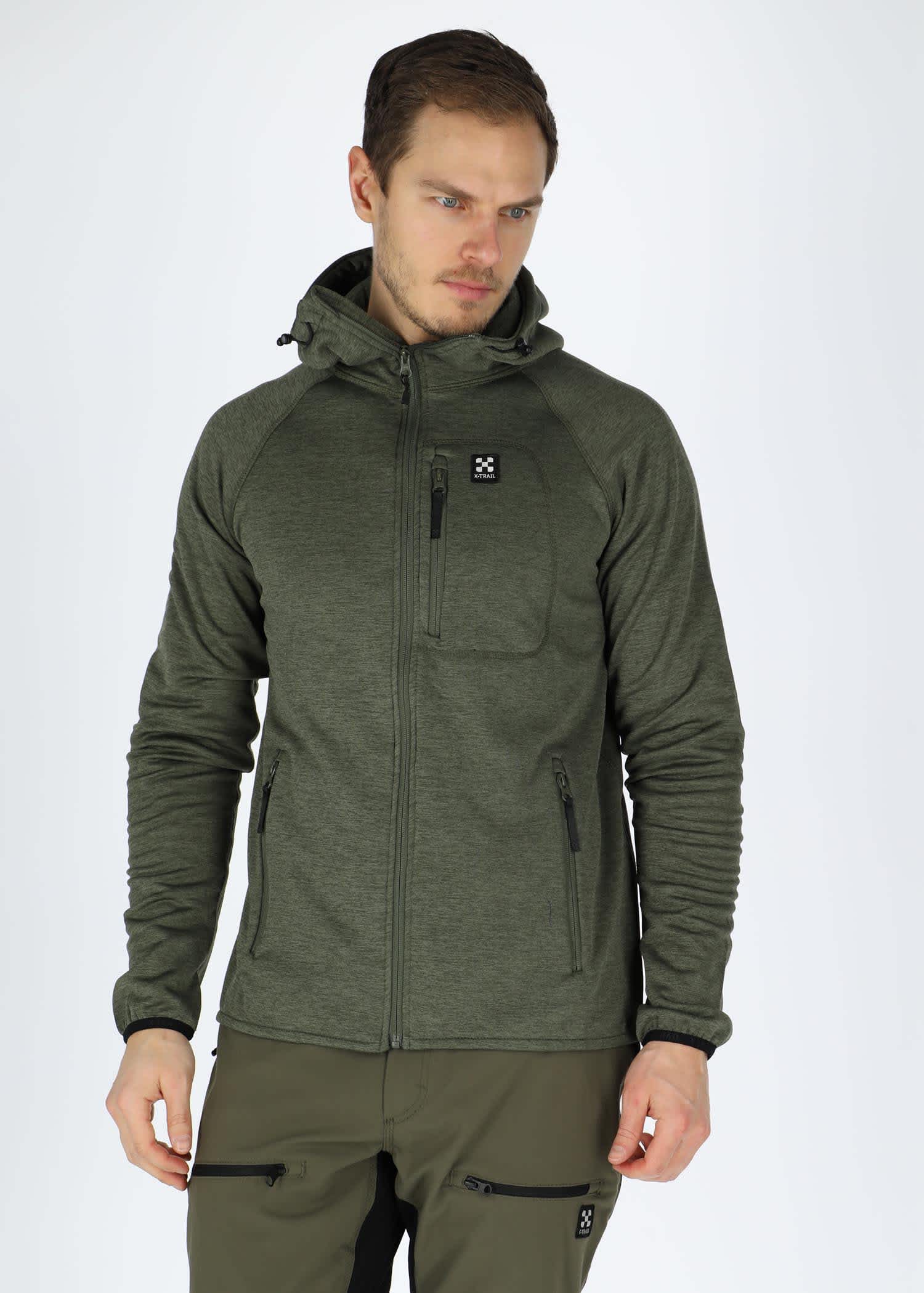 X-trail Colorado Stretch Melange Hood hoodies herr