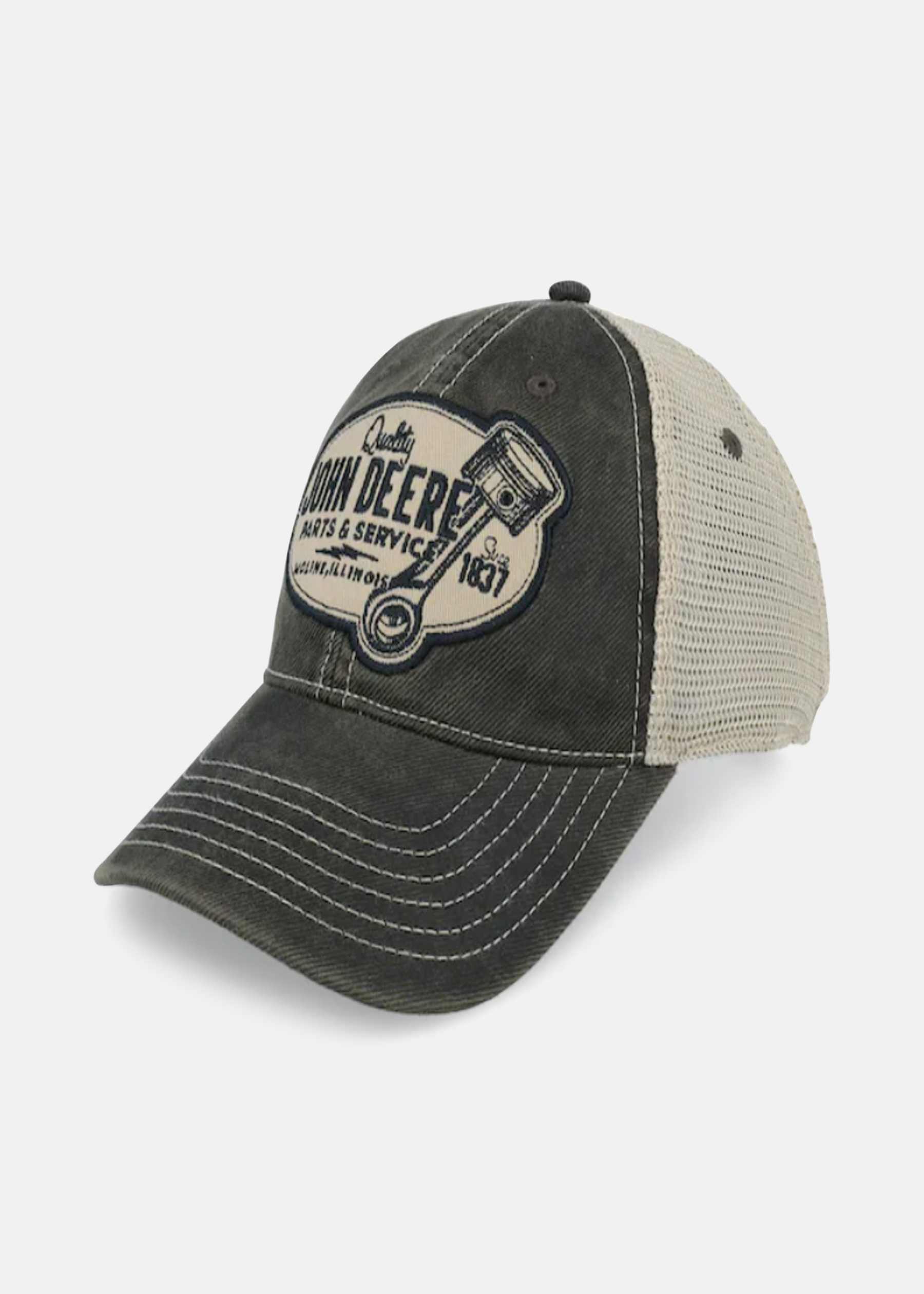 John Deere Grå trucker Keps Chan & Mesh Grey/Beige Dad Cap Trucker herr – bild 8