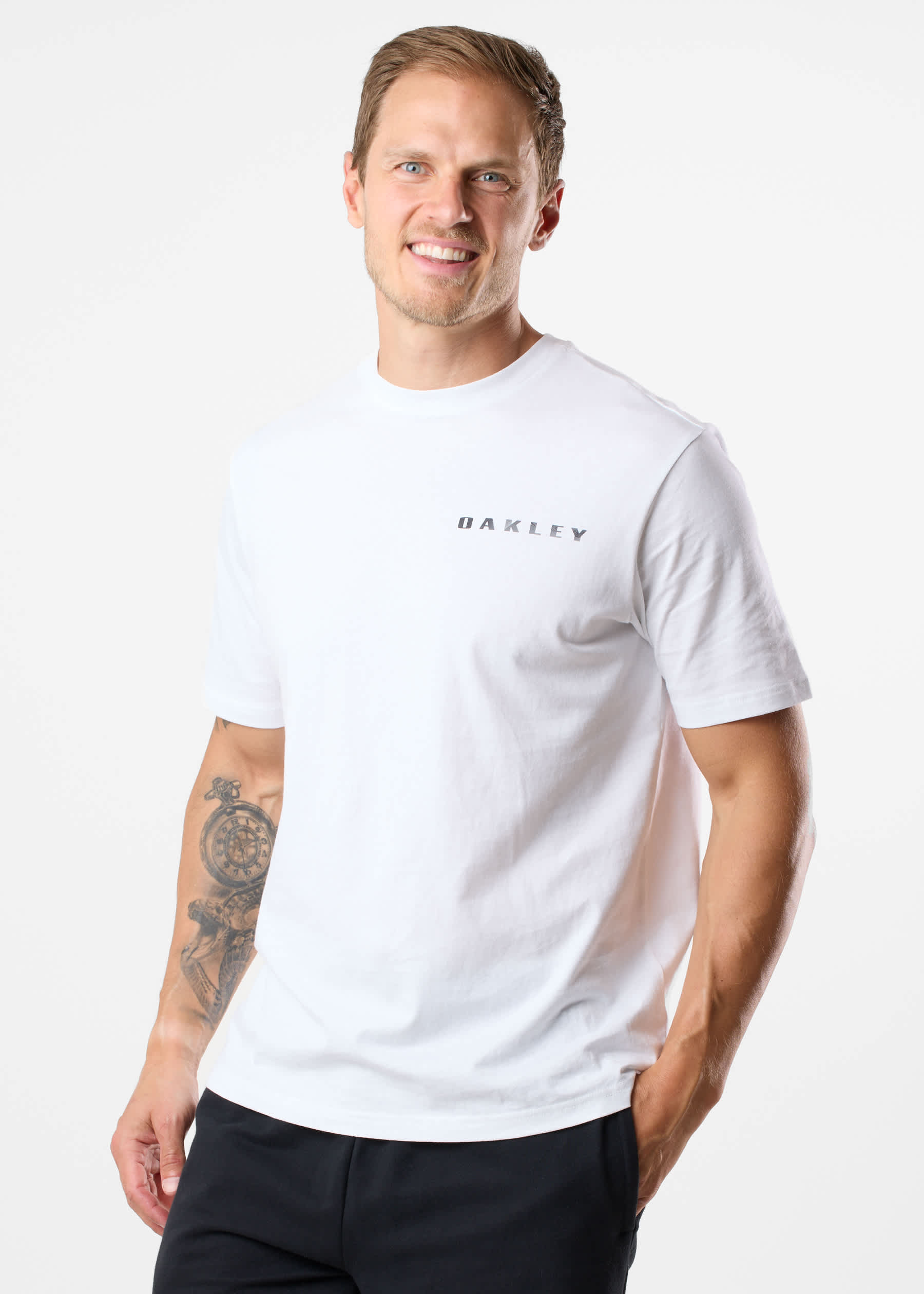 Oakley ELLIPSE BARK METAL TS t-shirts herr
