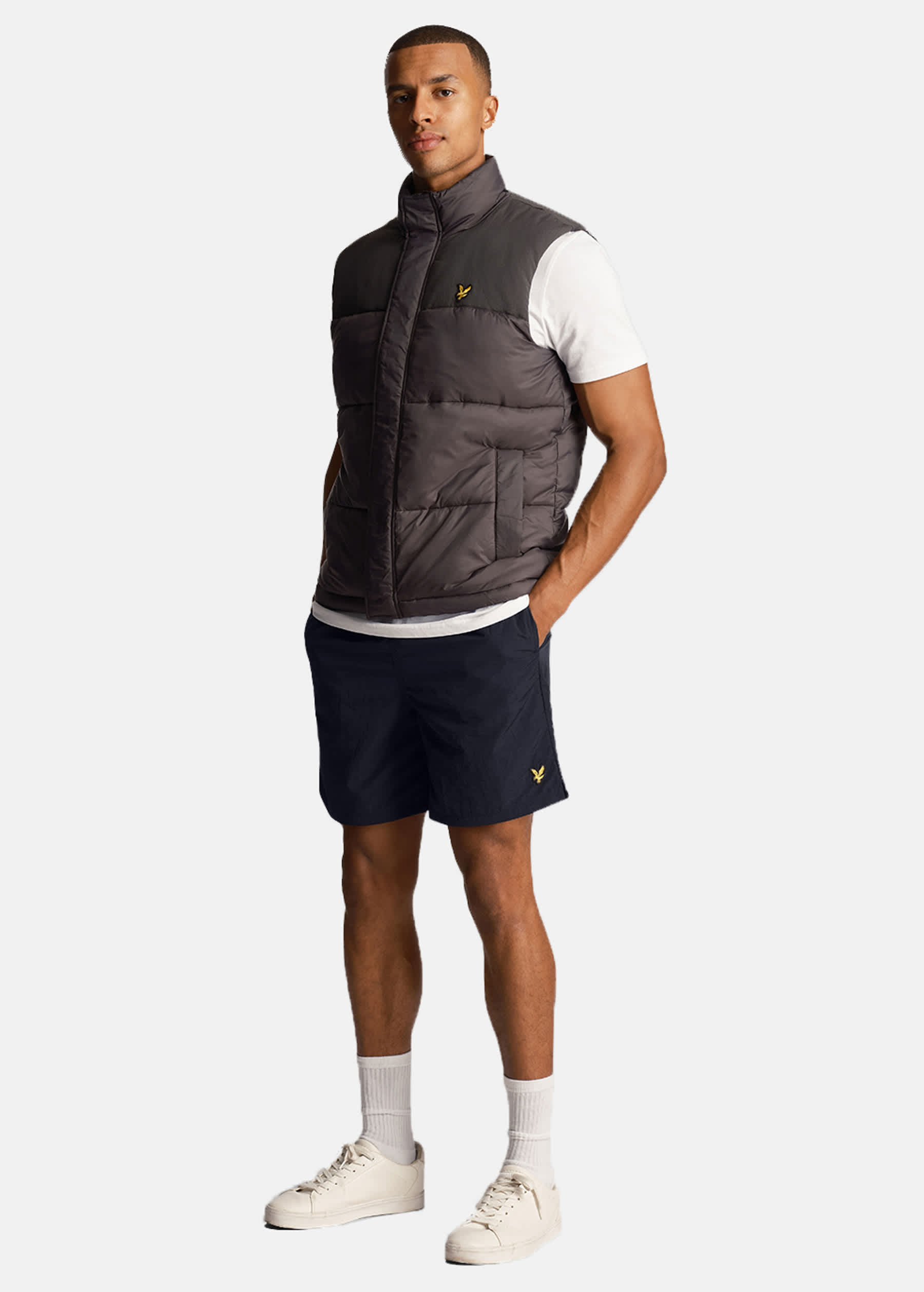 Lyle & Scott Plain Swimshort badbyxor herr