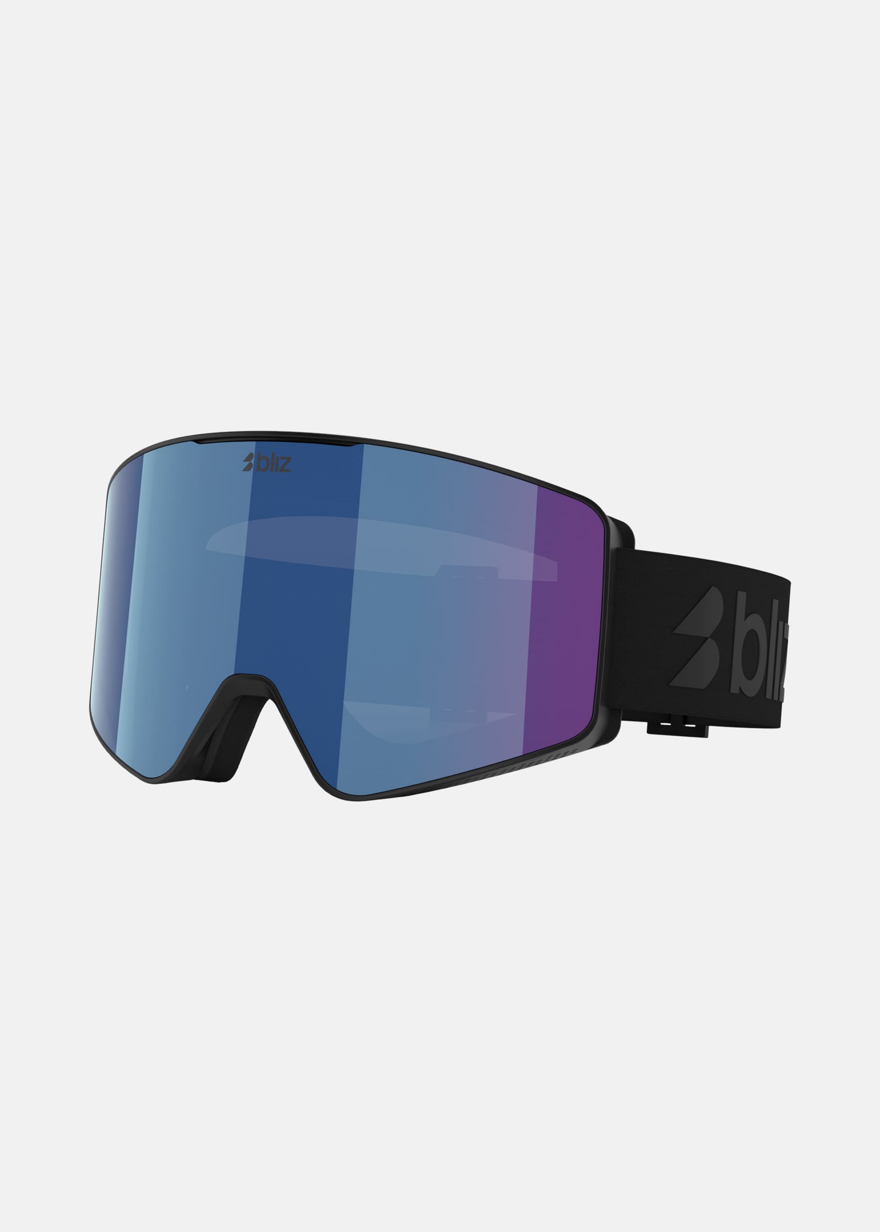 MATTE BLACK / BROWN W BLUE MULTI