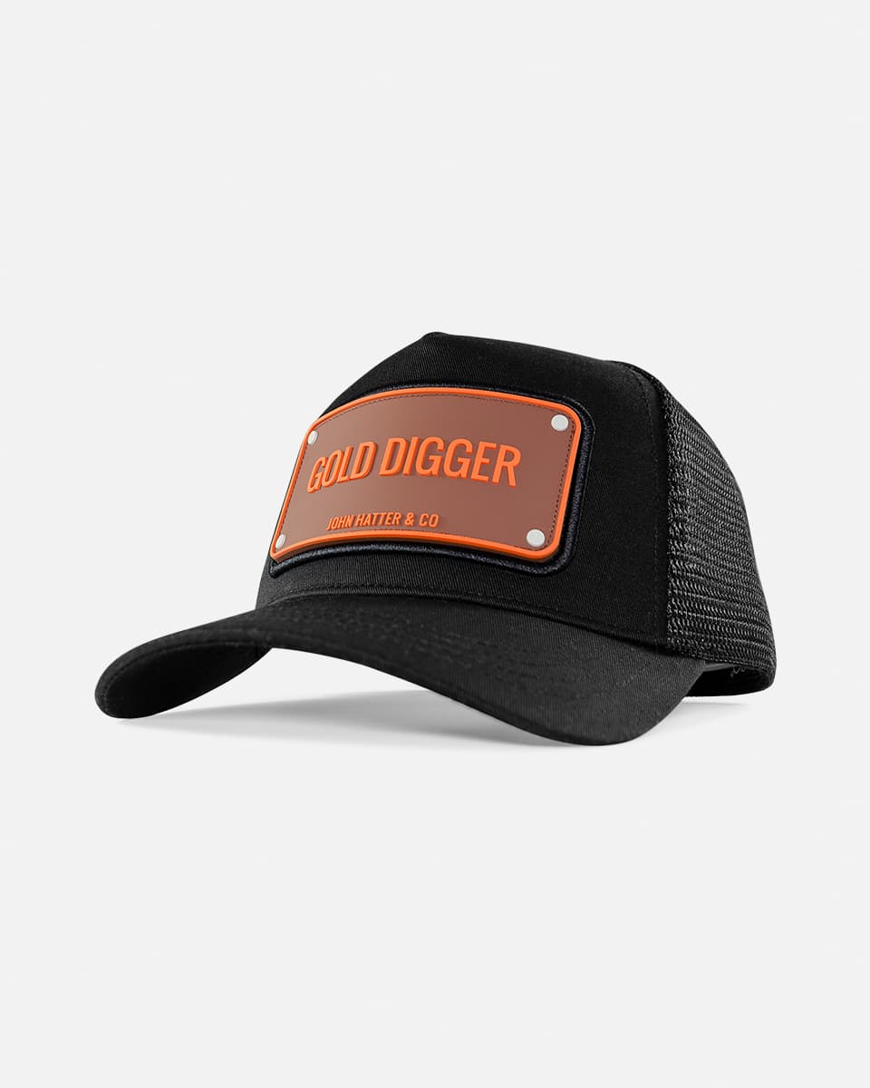 John Hatter & Co trucker Keps Gold Digger Black A-frame Trucker dam – bild 2