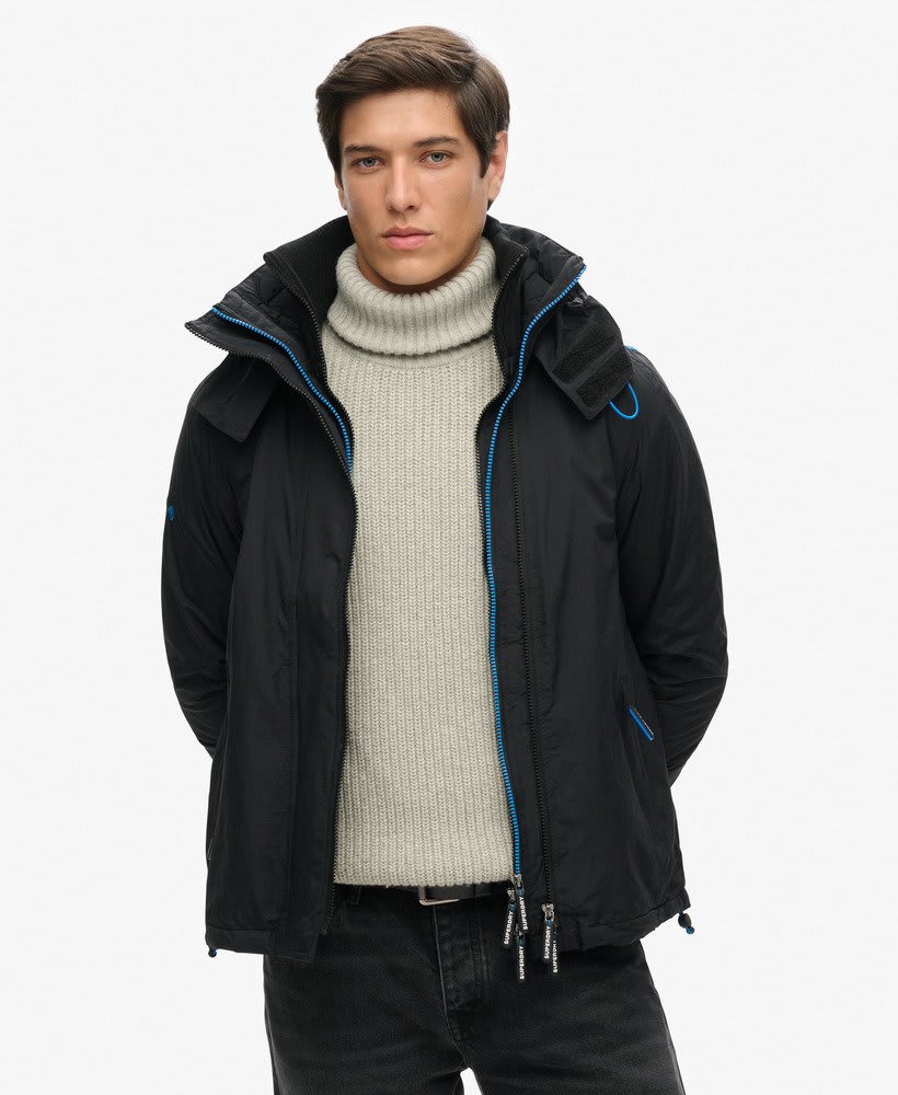 Superdry Pop Zip Hood Arctic SD-Windche jackor herr