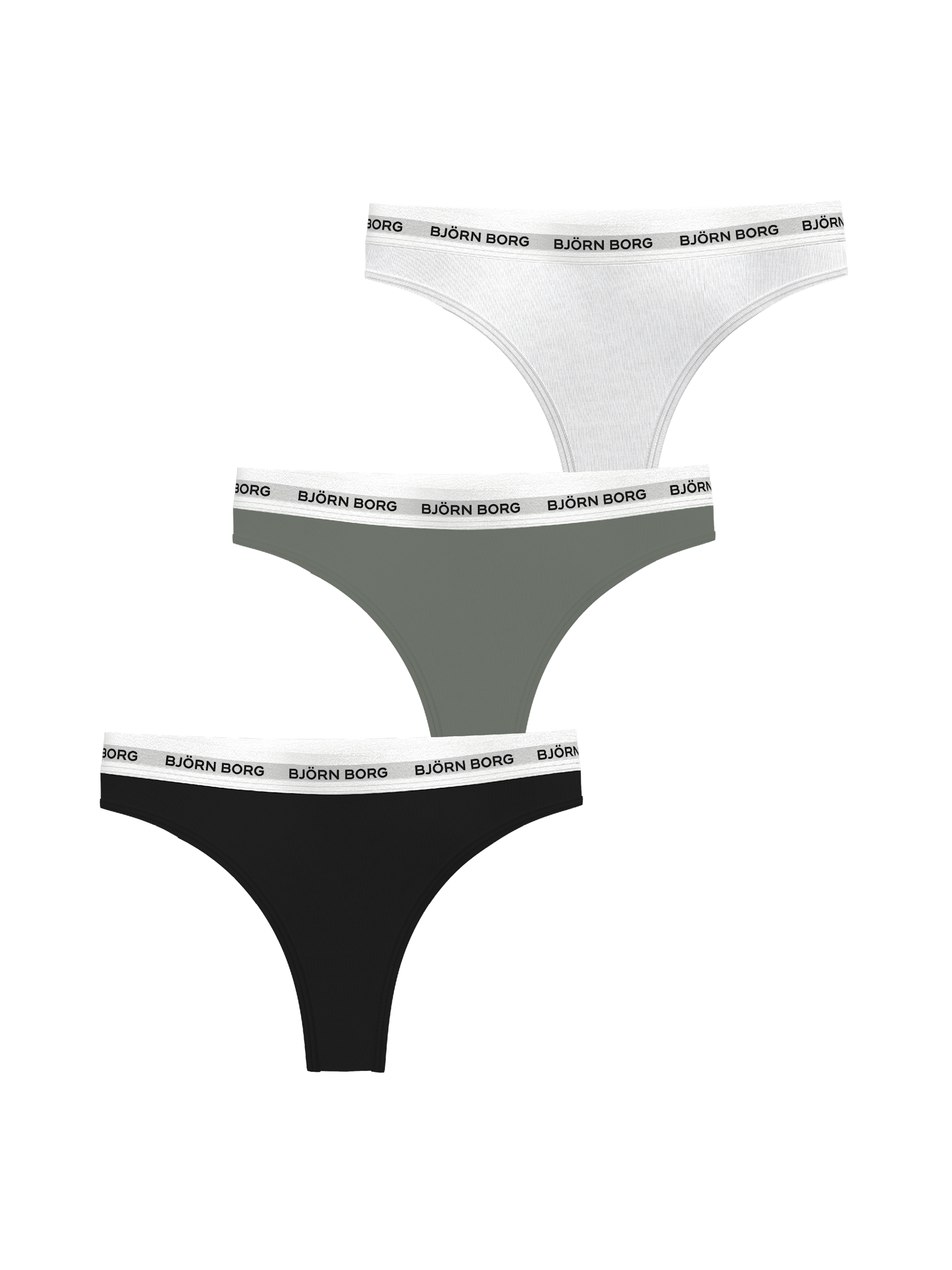 Björn Borg Logo Thongs 3-pack trosor dam – bild 2