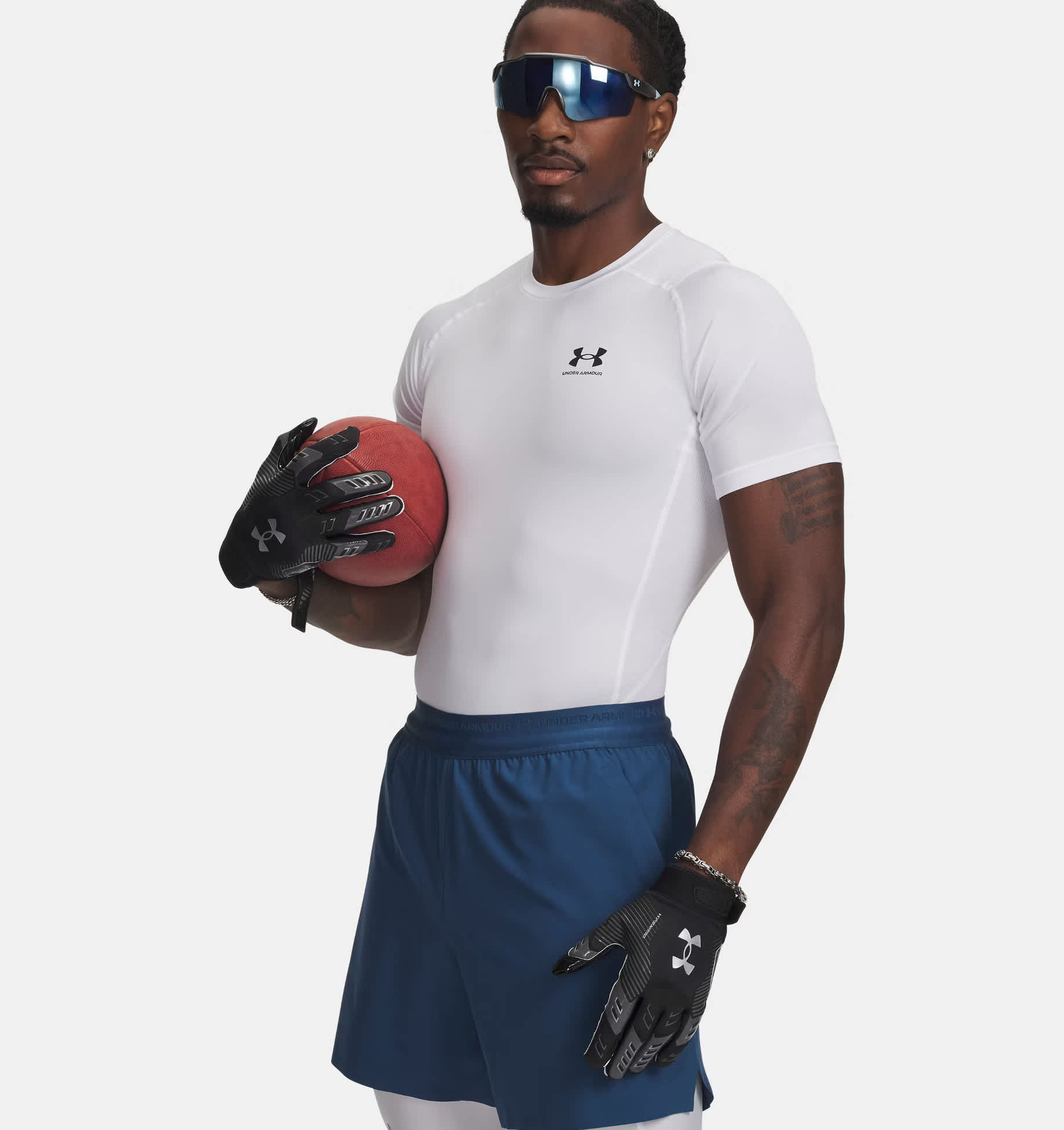 UNDER ARMOUR Men's Ua Hg Armour Comp SS underställ – bild 2