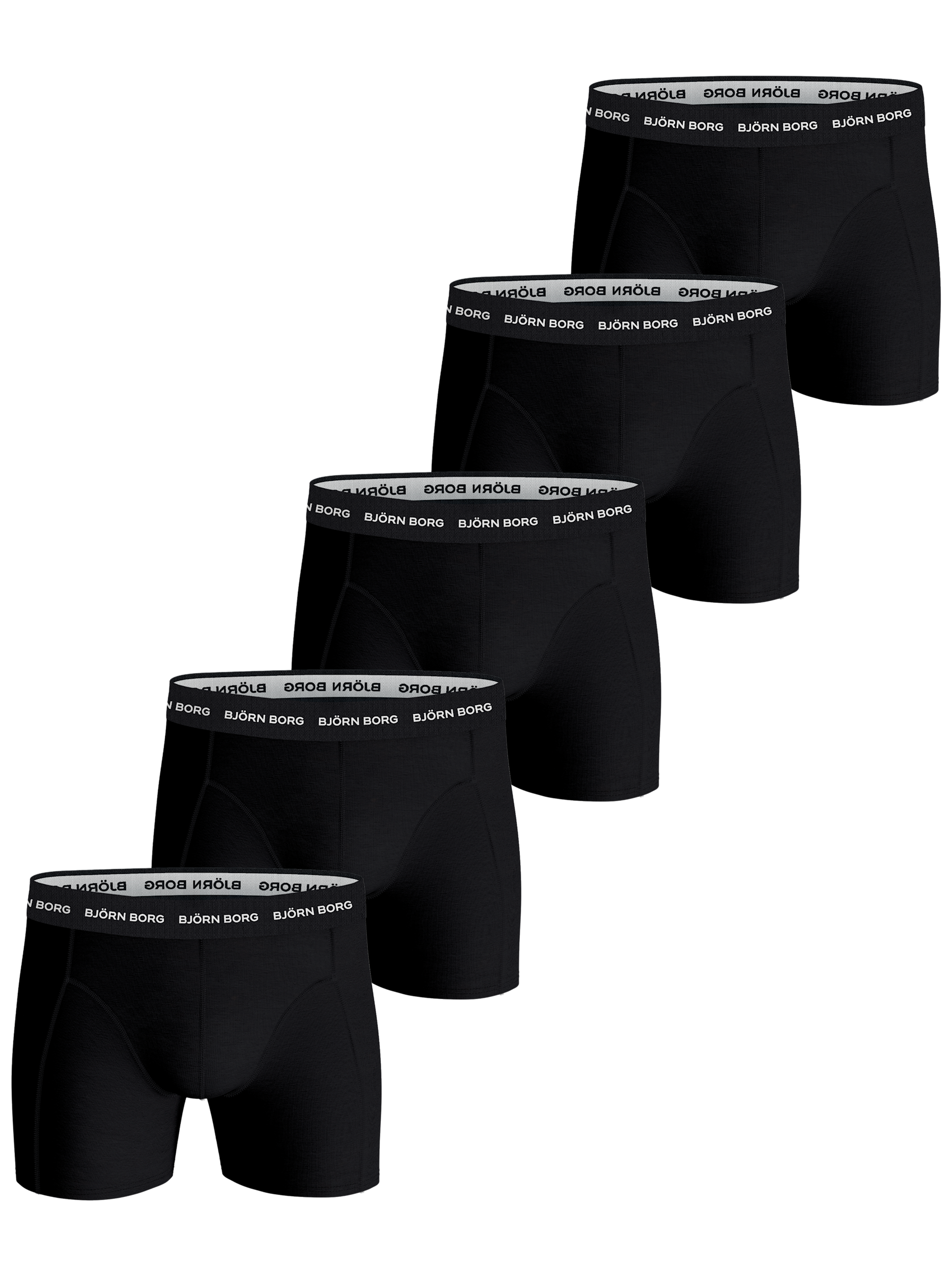 Björn Borg Men's Cotton Stretch Boxer 5p kalsonger – bild 3