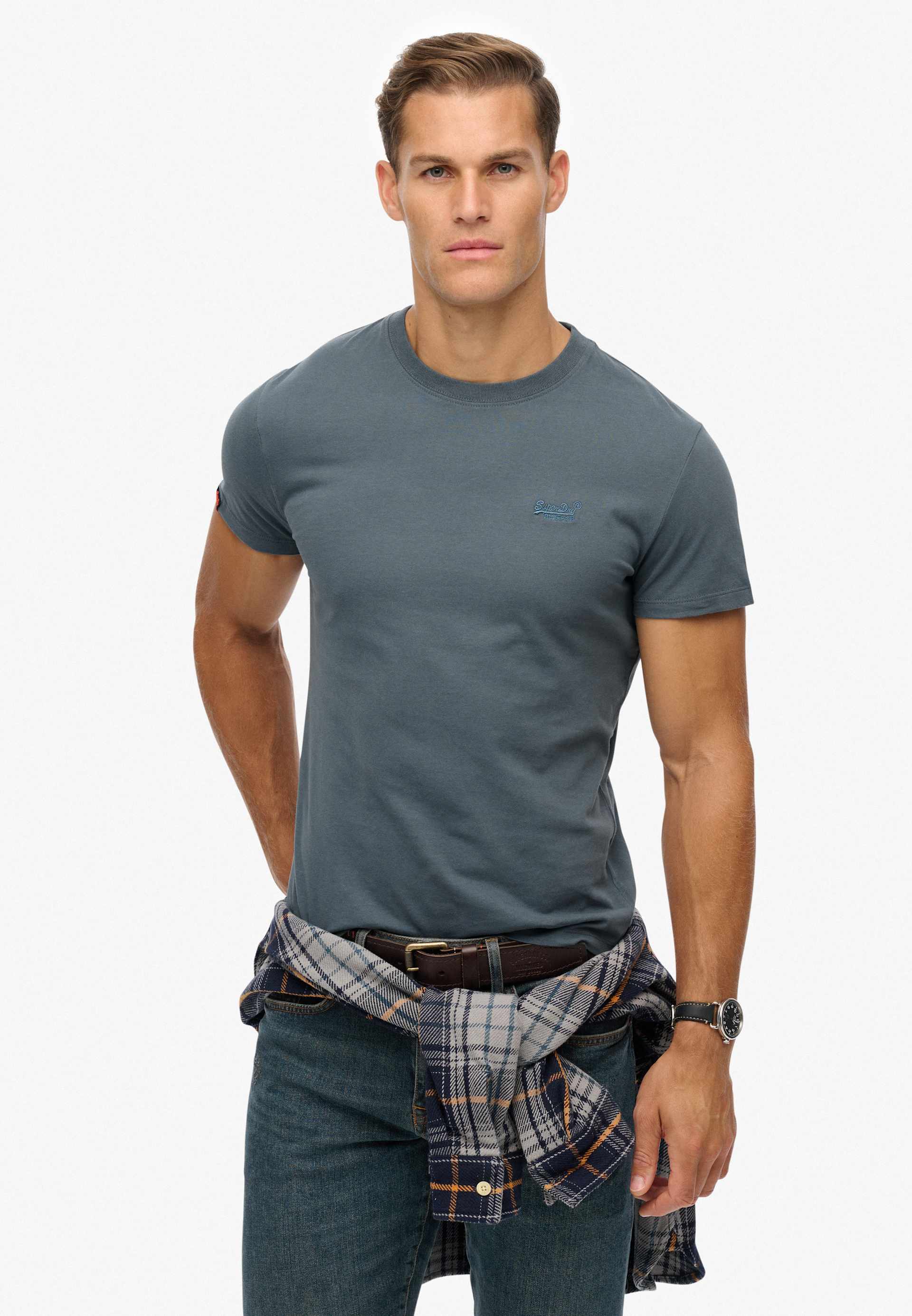 Superdry T-shirts med korta ärmar Essential Logo EMB T-Shirt herr – bild 9