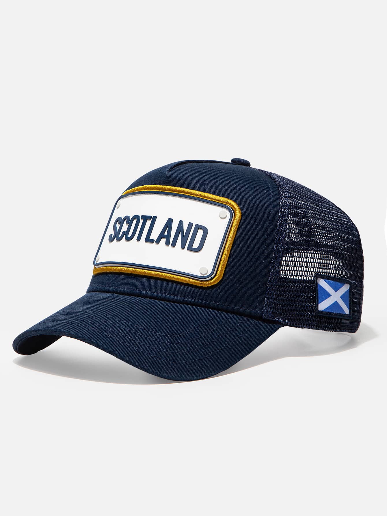 Fifa trucker Keps World Cup 26 Team Cap Scotland Navy A-frame Trucker herr – bild 2