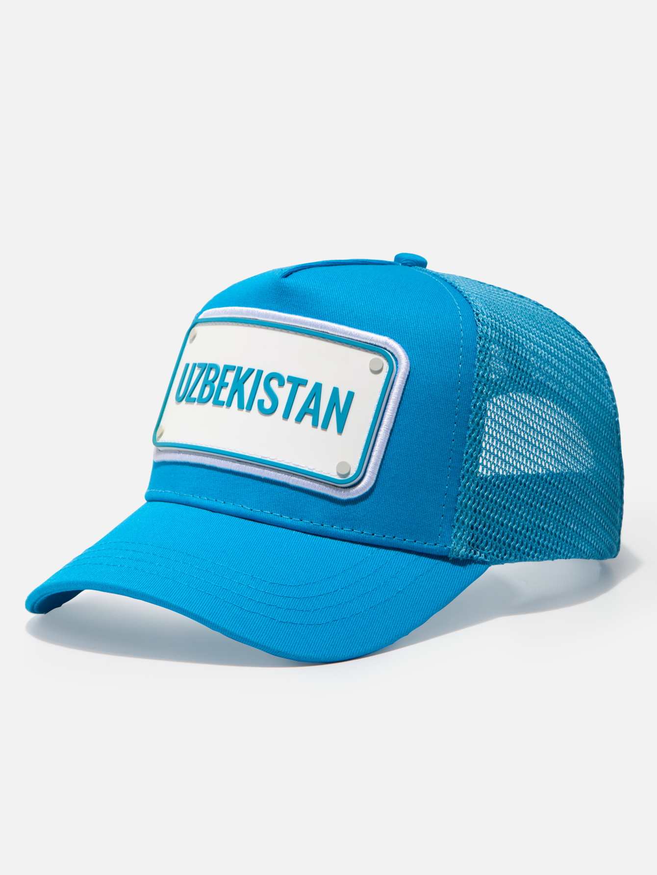Fifa trucker Keps World Cup 26 Team Cap Uzbekistan Blue A-Frame Trucker dam – bild 2
