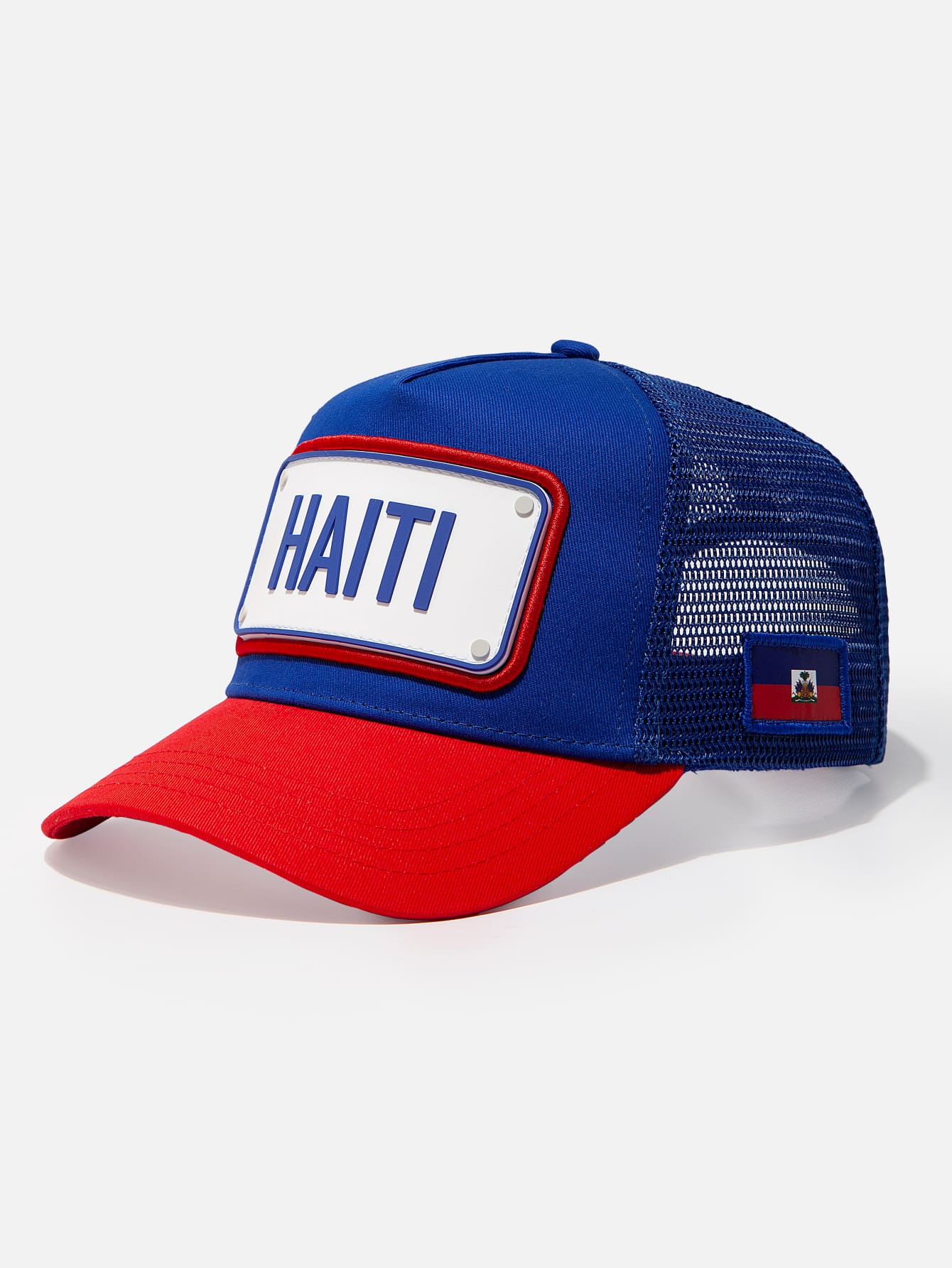 Fifa trucker Keps World Cup 26 Team Cap Haiti Royal/Red A-frame Trucker dam – bild 2