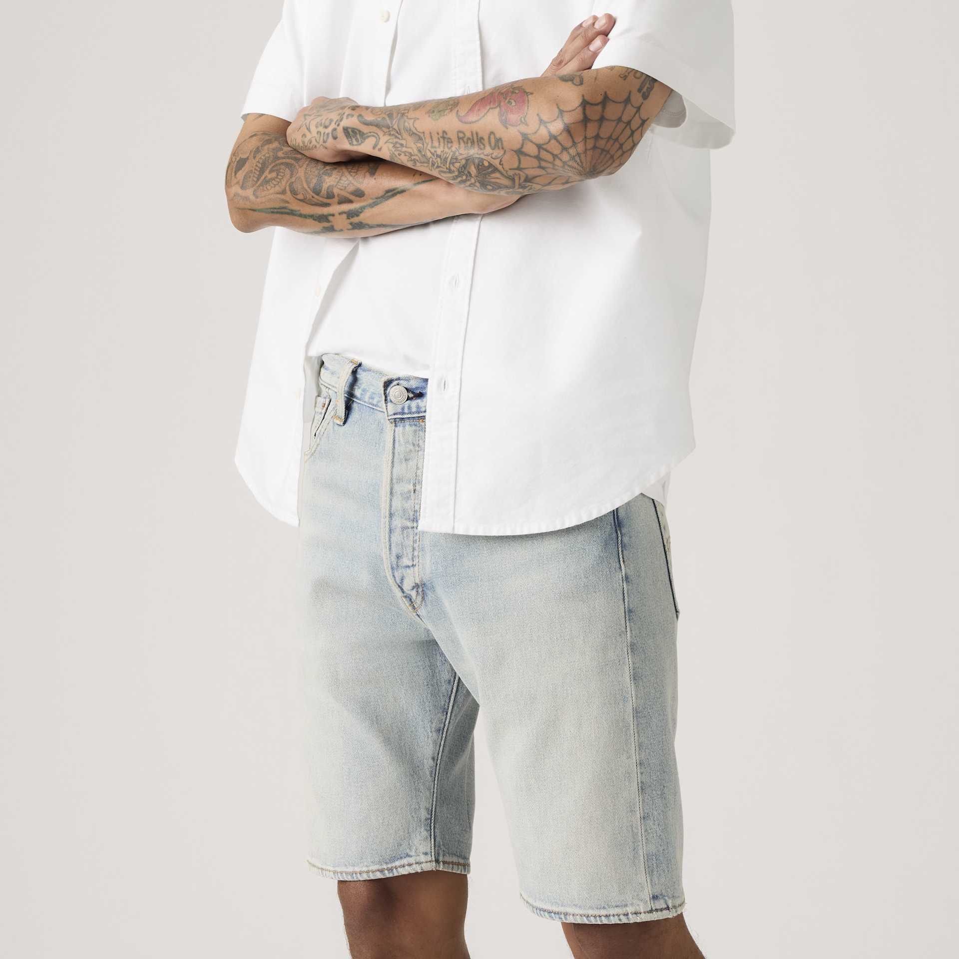LEVIS ® 501 Denim Shorts Blå Ljusblå Storlek herr – bild 2