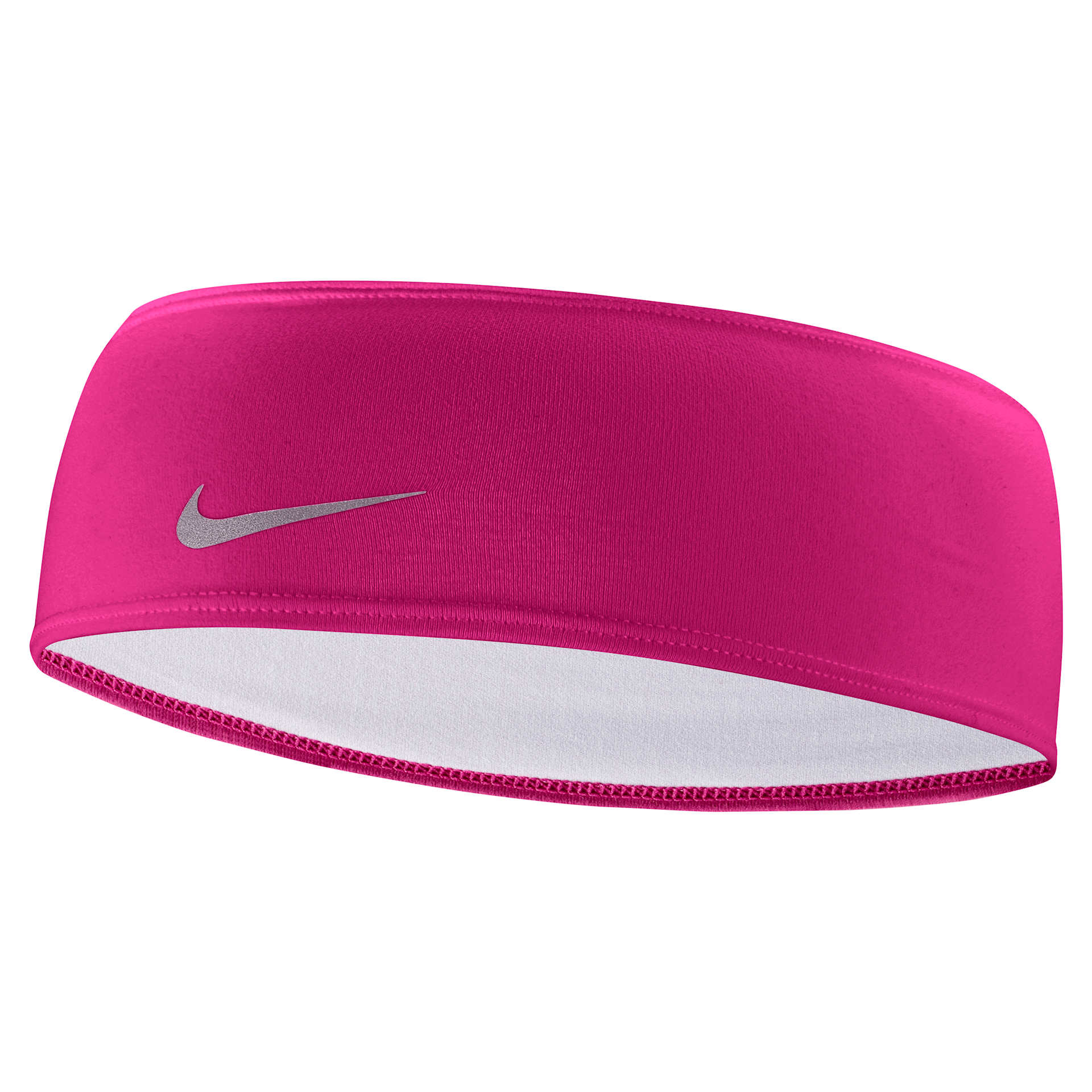 NIKE Vit headband Beanie Dri-fit Swoosh 2.0 White/Silver Headband mössor herr – bild 2