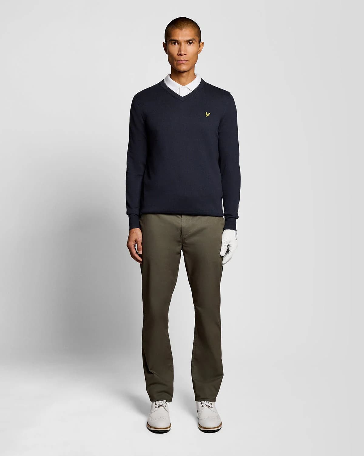 Lyle & Scott Golf V Neck Pullover stickade tröjor herr