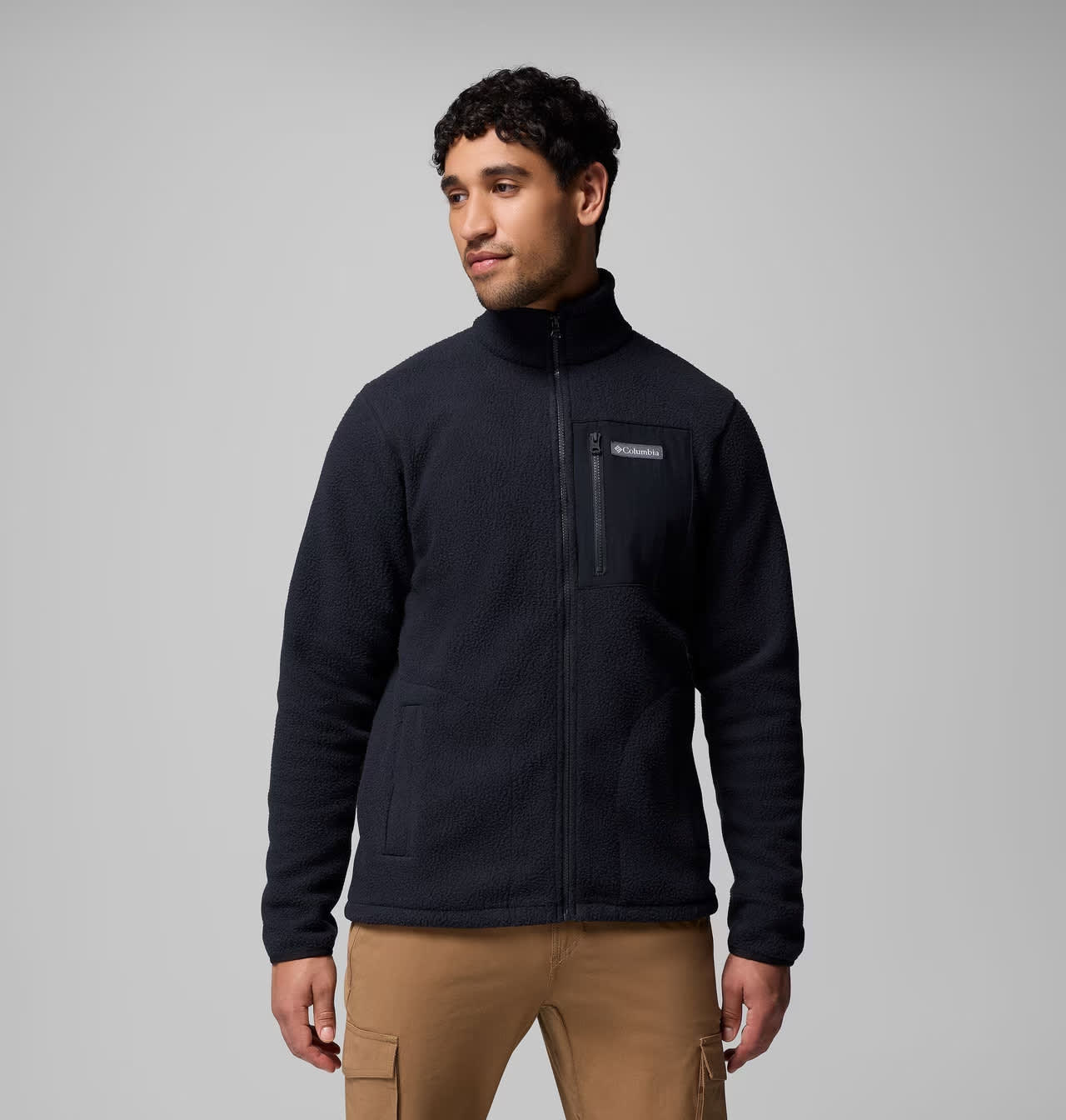 COLUMBIA Men's Jasper Ridge Pebbled Fleece Jacket jackor – bild 2