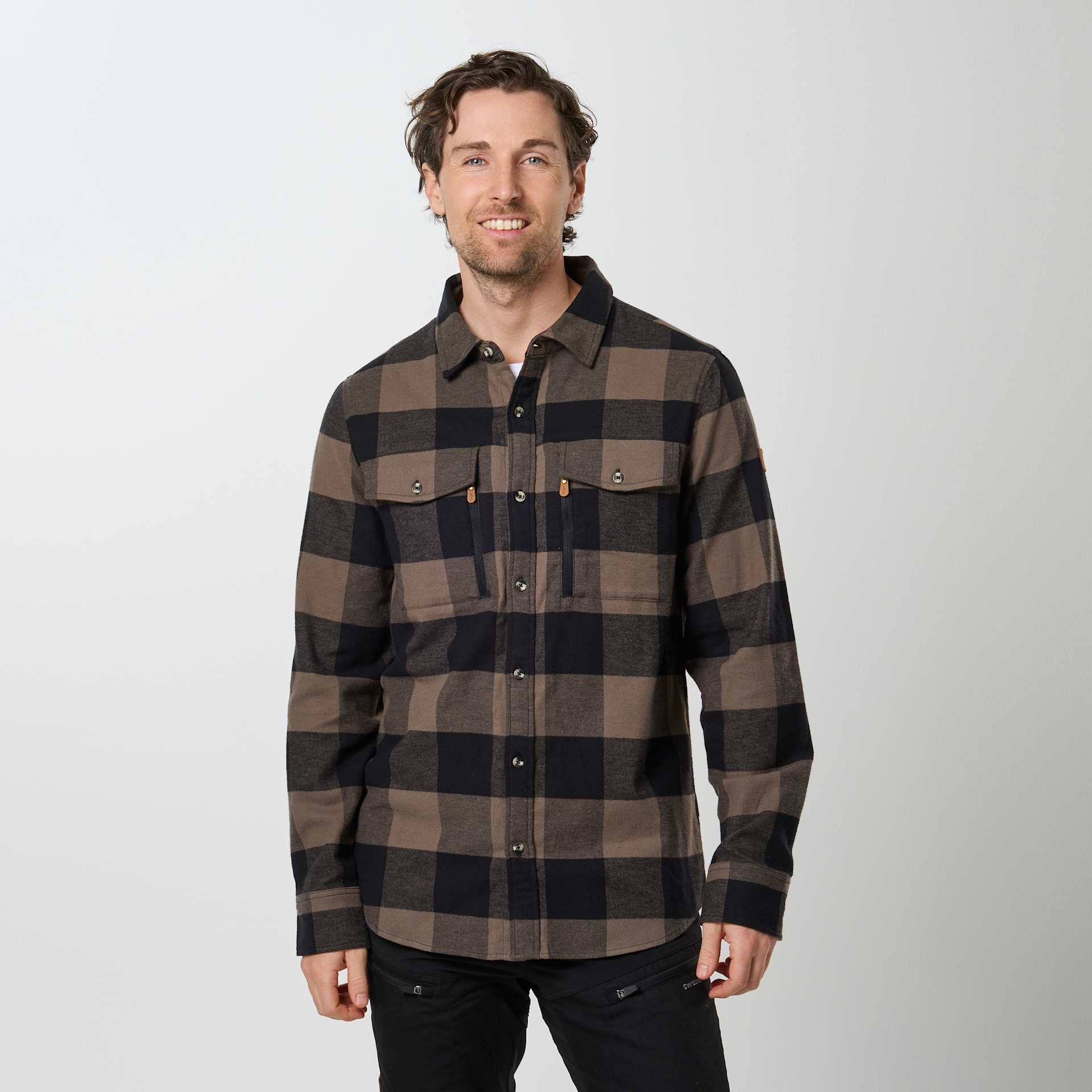 Olive/Black Check