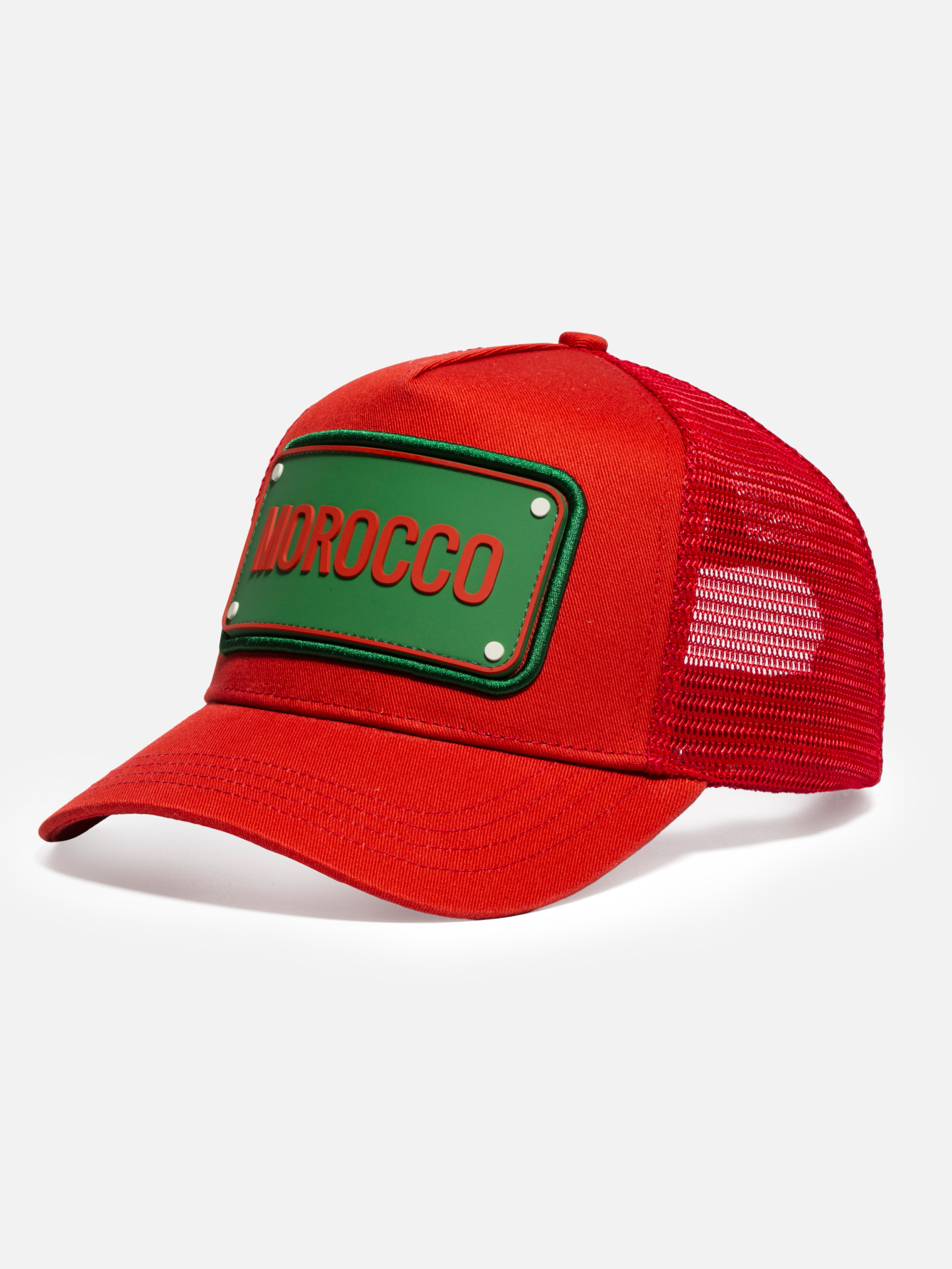 Fifa trucker Keps World Cup 26 Team Cap Morocco Red A-frame Trucker herr – bild 2