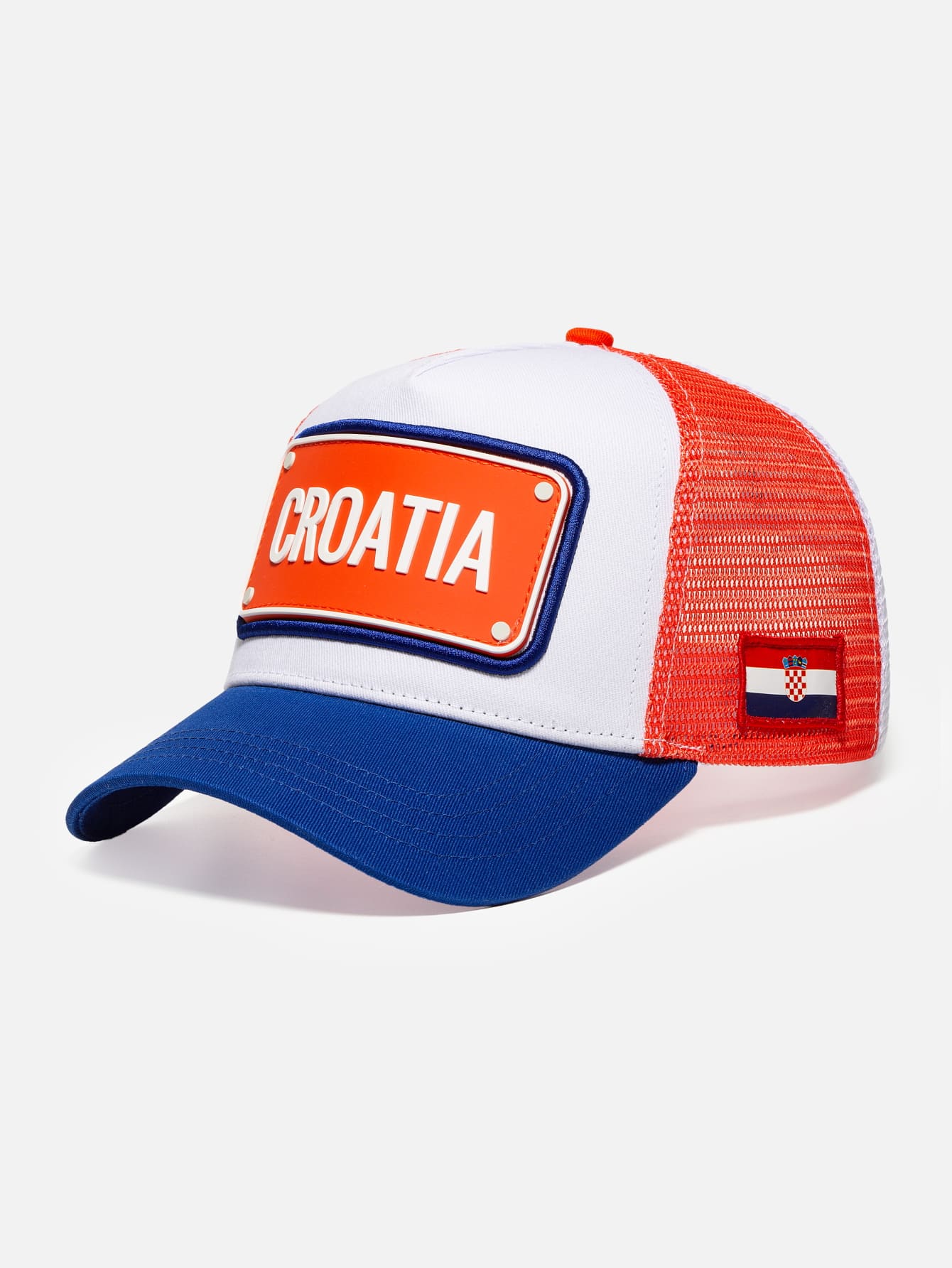 Fifa trucker Keps World Cup 26 Team Cap Croatia White/Red/Royal A-frame Trucker dam – bild 2