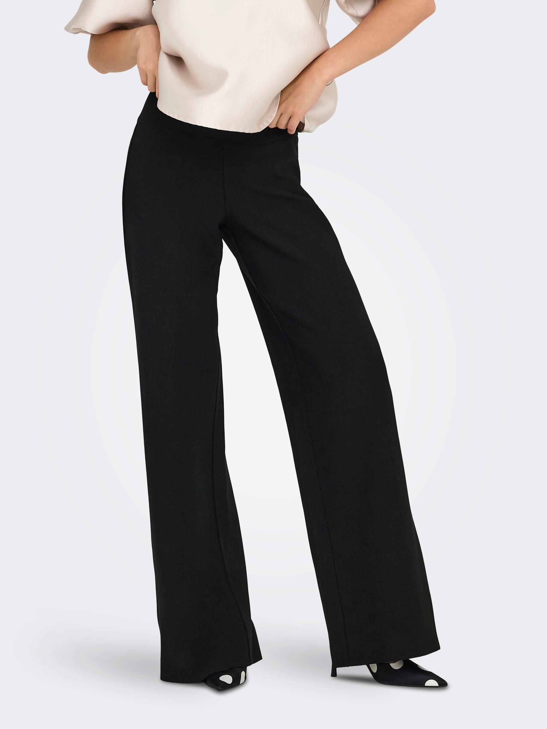 ONLY ONLCLEVER HW WIDE PANT PNT byxor dam