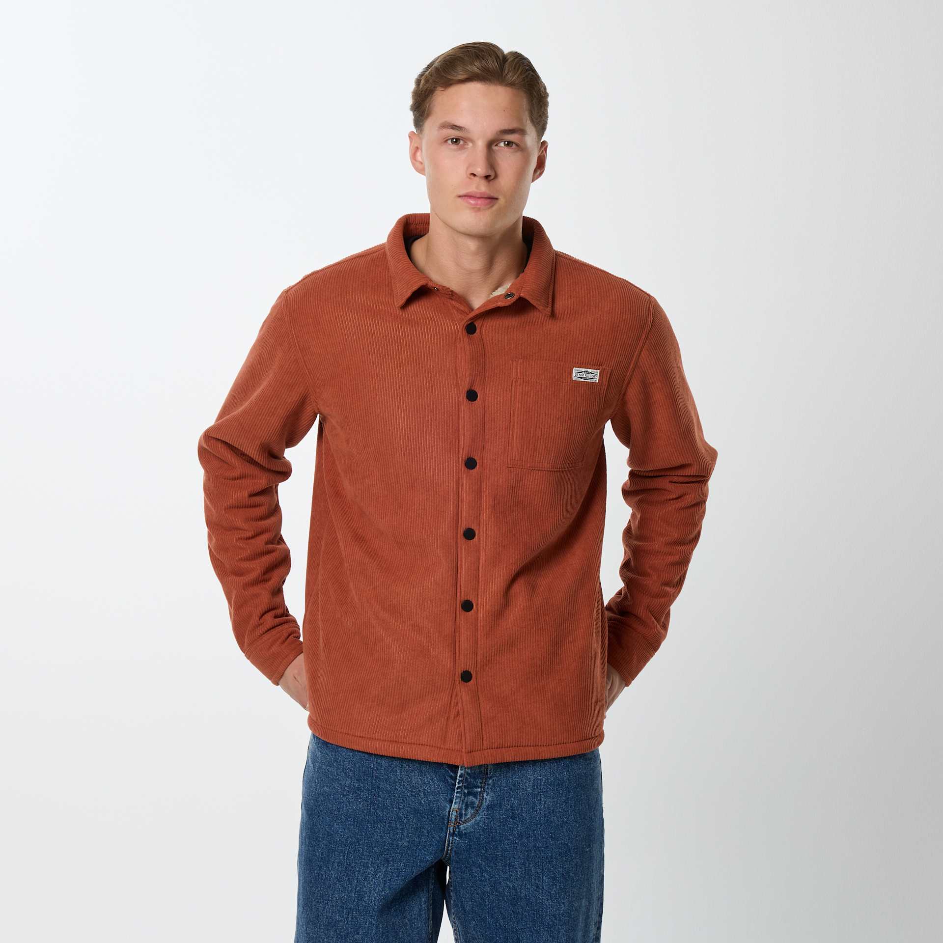 Denim Factory Denver Pile Overshirt skjortor & blusar herr