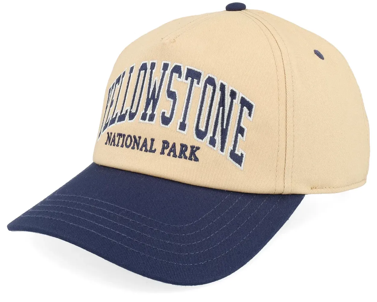 American Needle adjustable Keps Yellowstone Np Roscoe Beige/Navy A-Frame Adjustable herr – bild 2