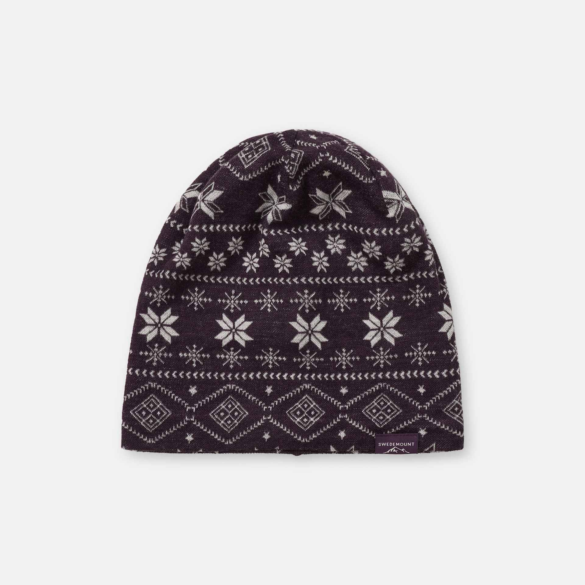 Dk. Plum/Off White