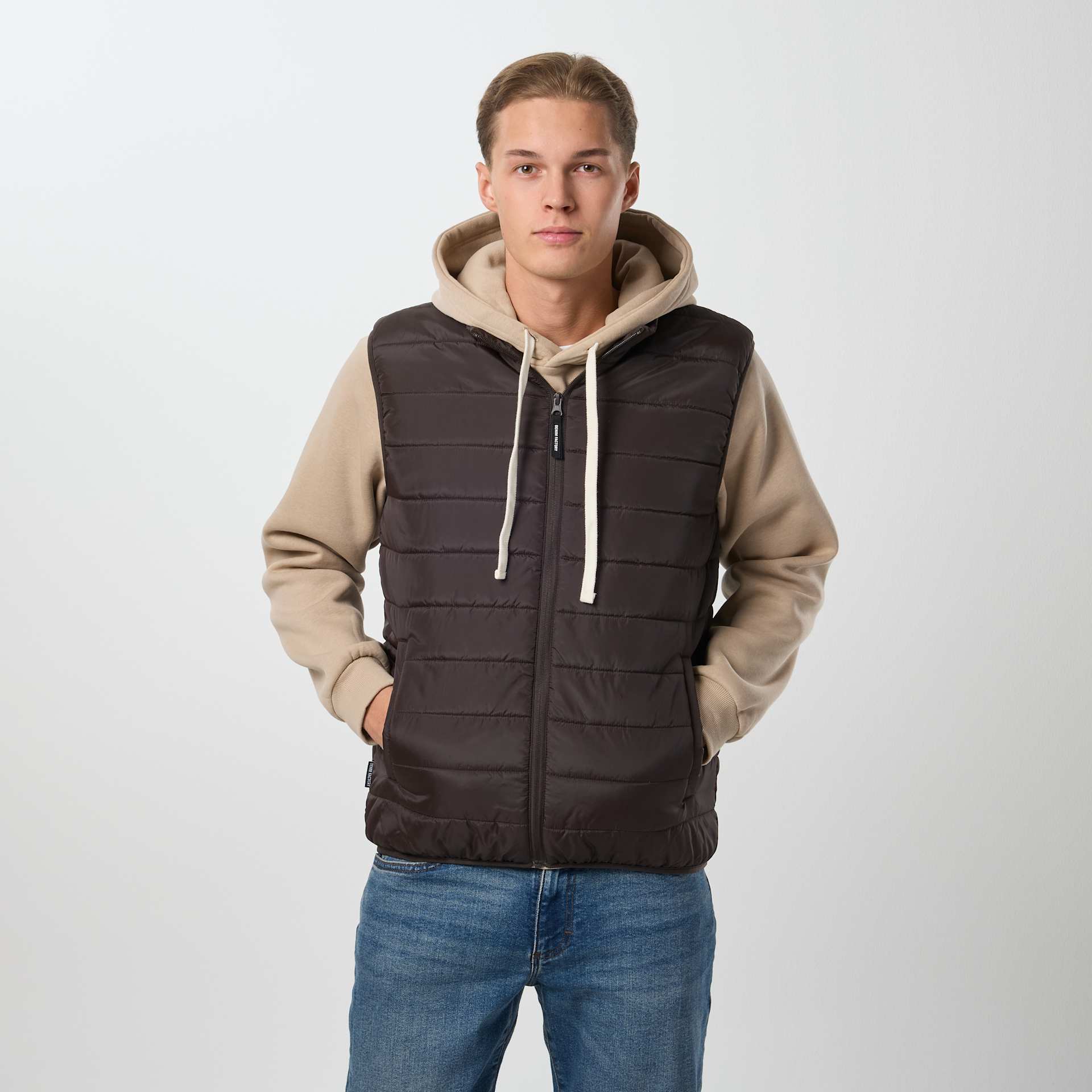 Denim Factory Toronto padded Vest västar herr