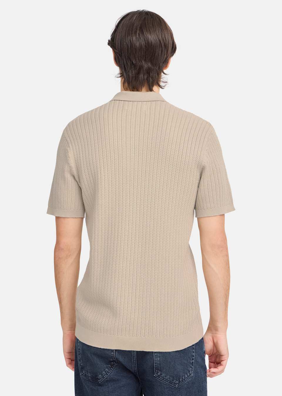 CFKARL structured knit polo