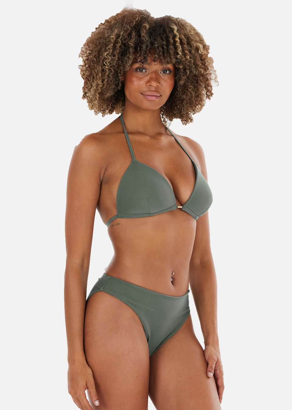 Bay W Triangle Bikini Top