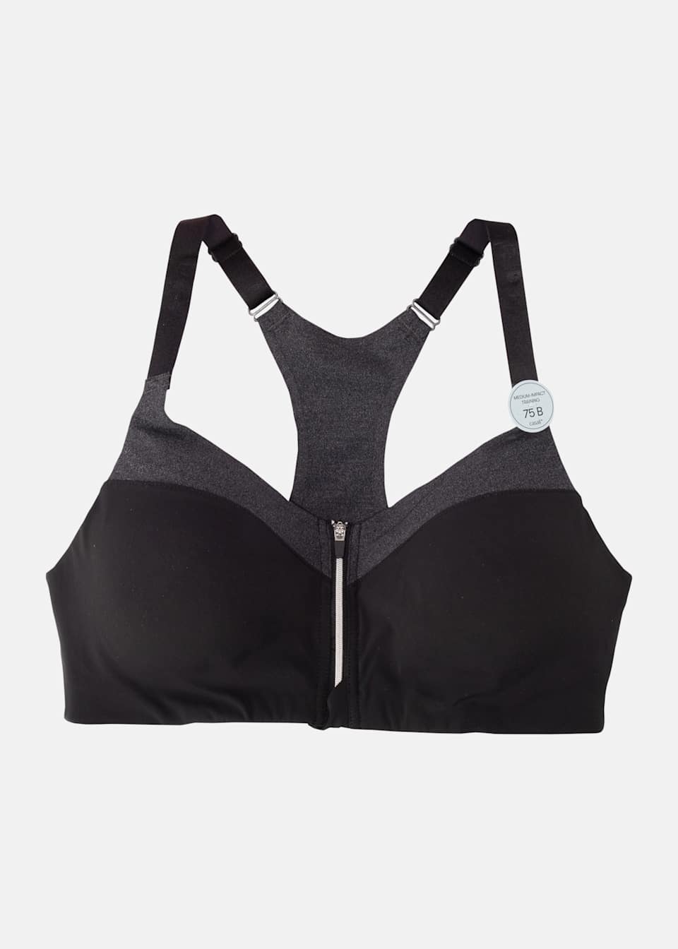 Front Zip Sports Bra