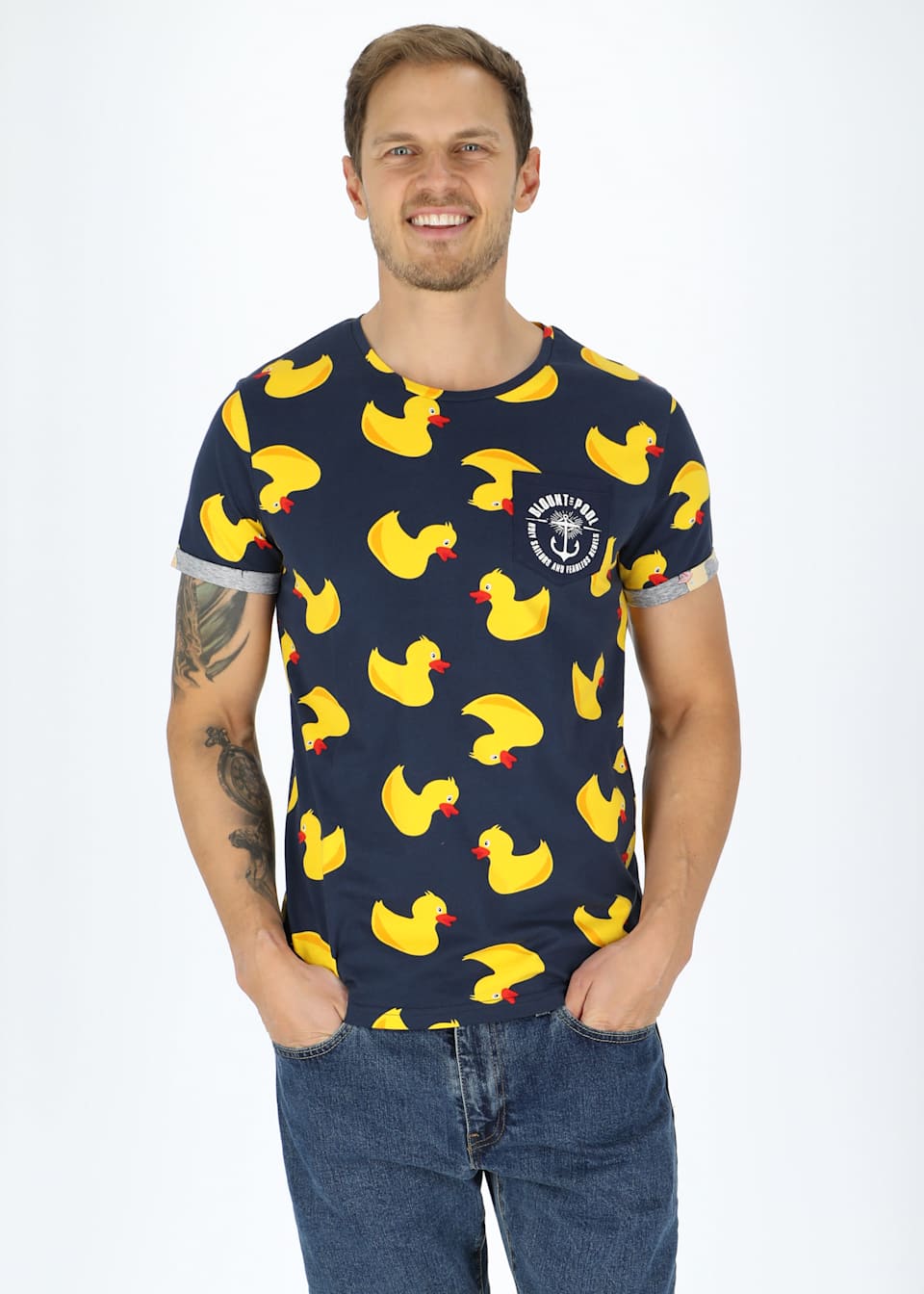 Tropical Pocket Tee
