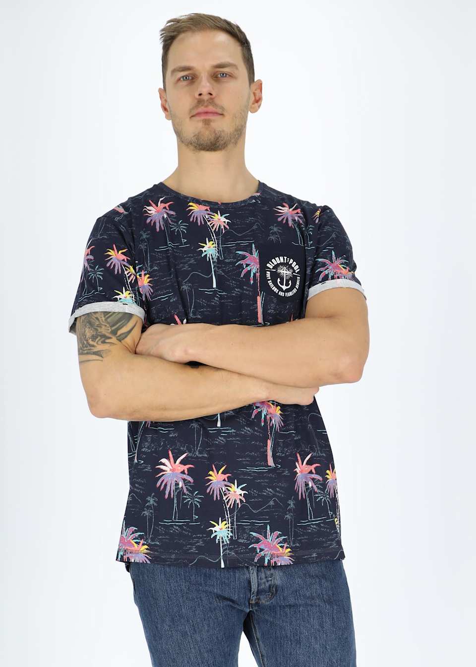 Tropical Pocket Tee