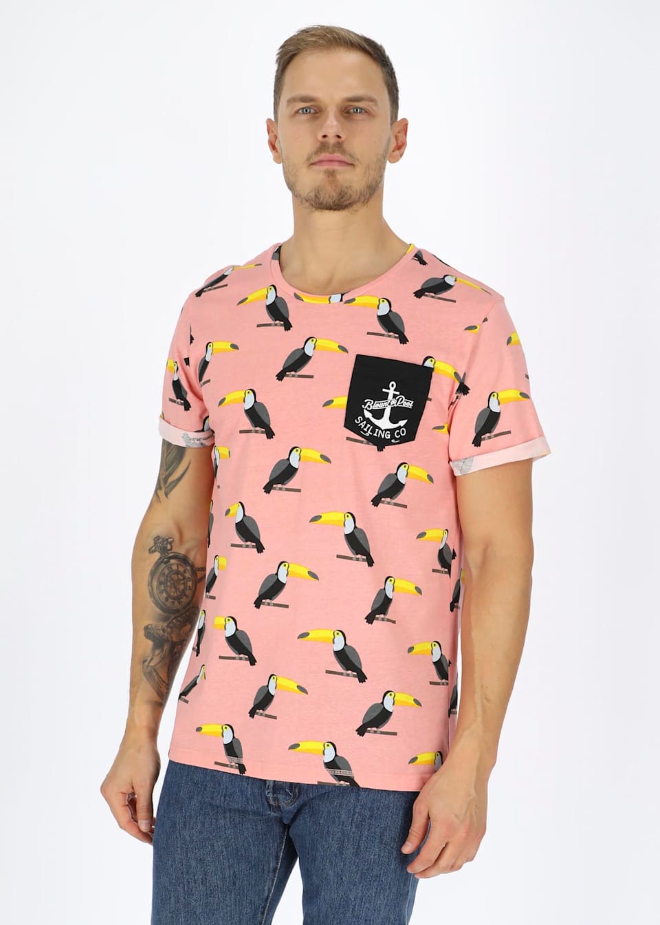 Tropical Pocket Tee