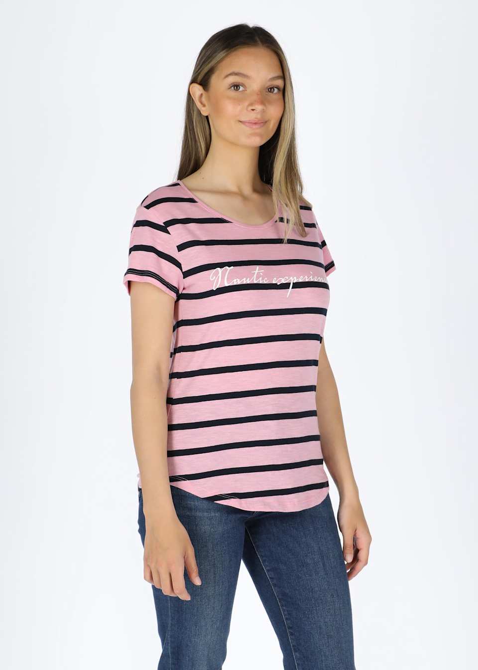 Ocean Stripe Tee W