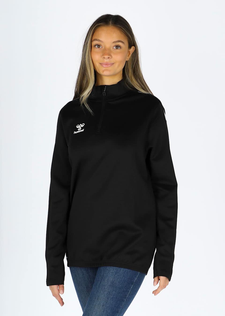 hmlCORE XK HALF ZIP SWEAT WOMA