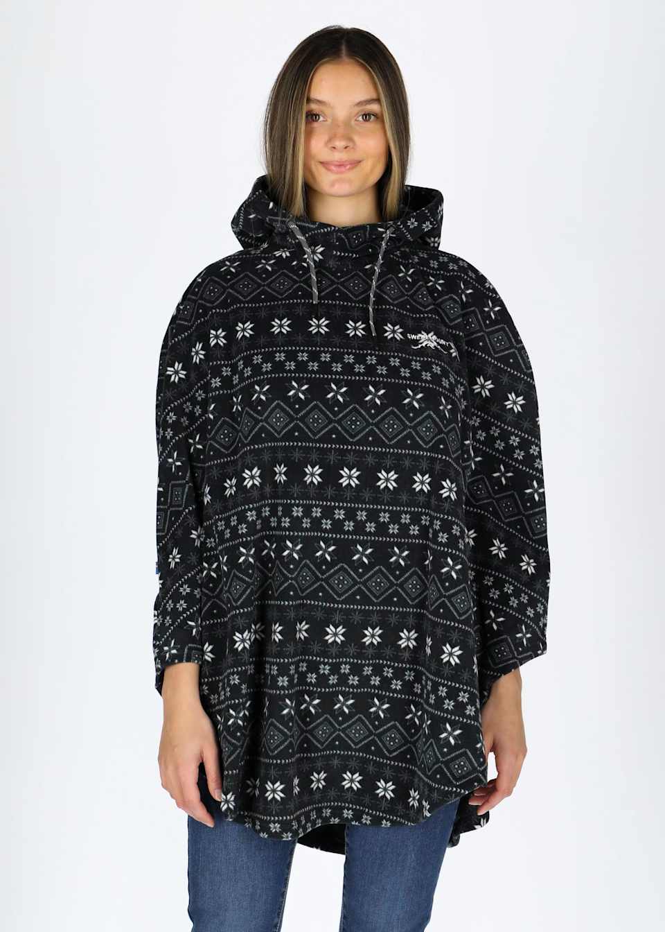 Idre Fleece Poncho W