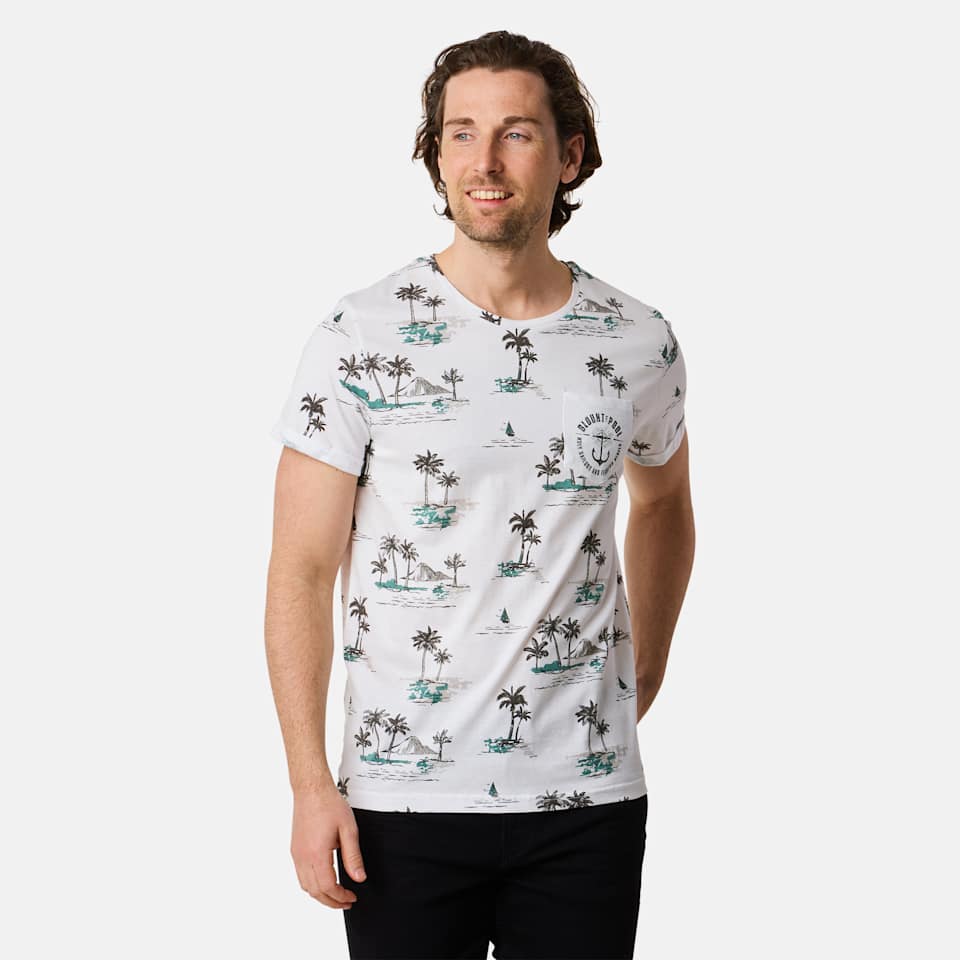 Tropical Pocket Tee