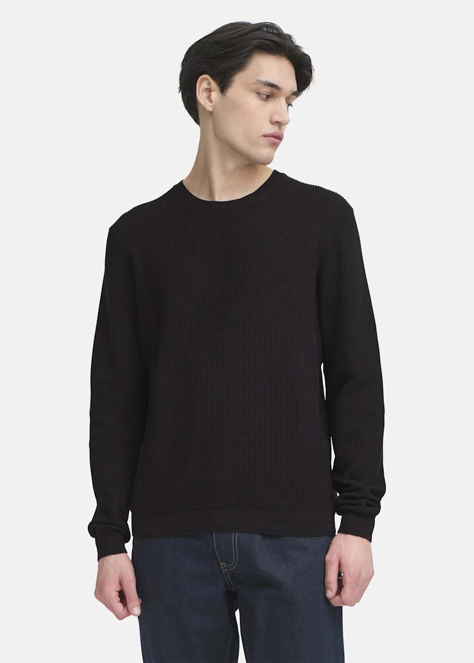 CFNOAR structured crew neck kn