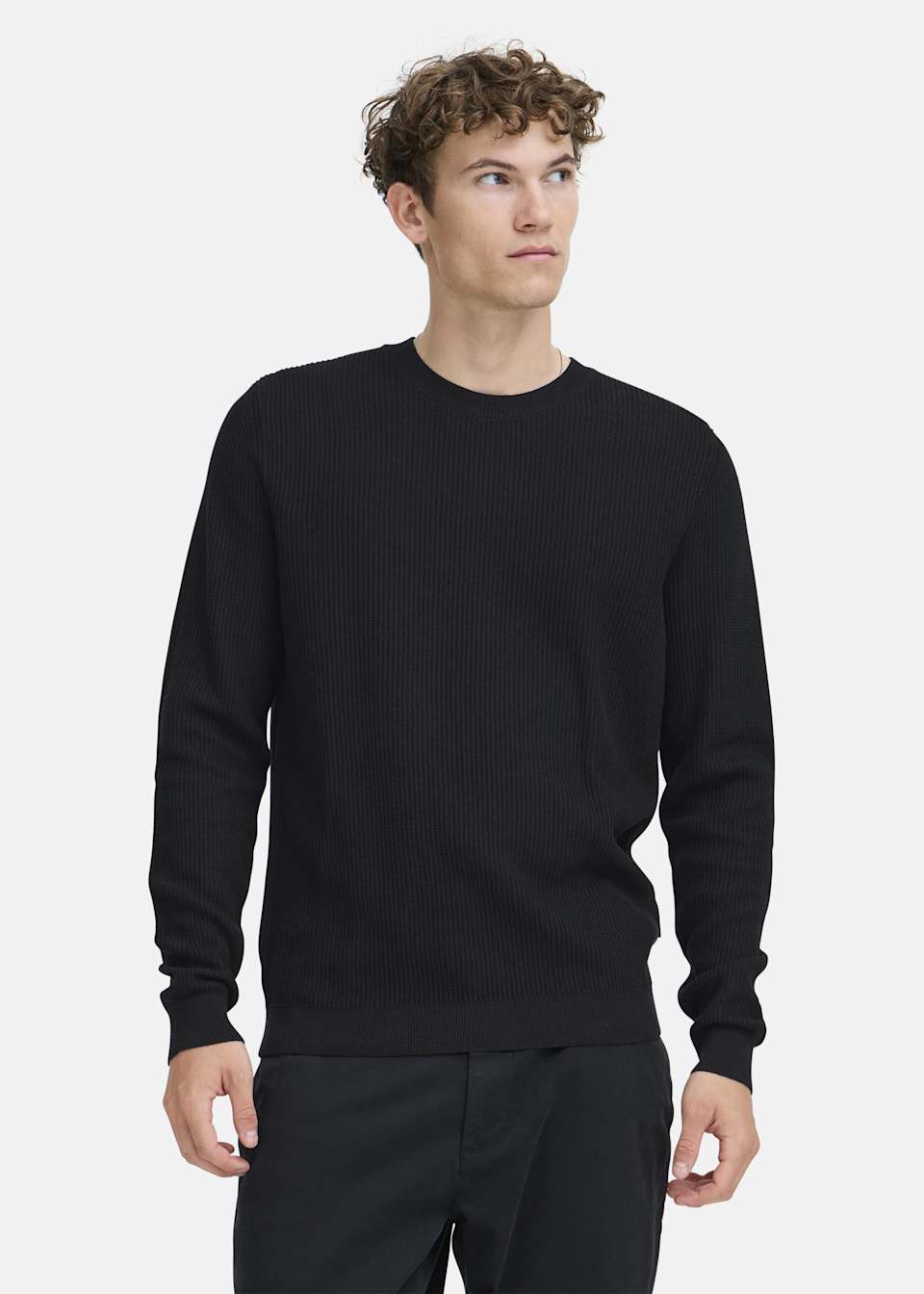CFNOAR structured crew neck kn