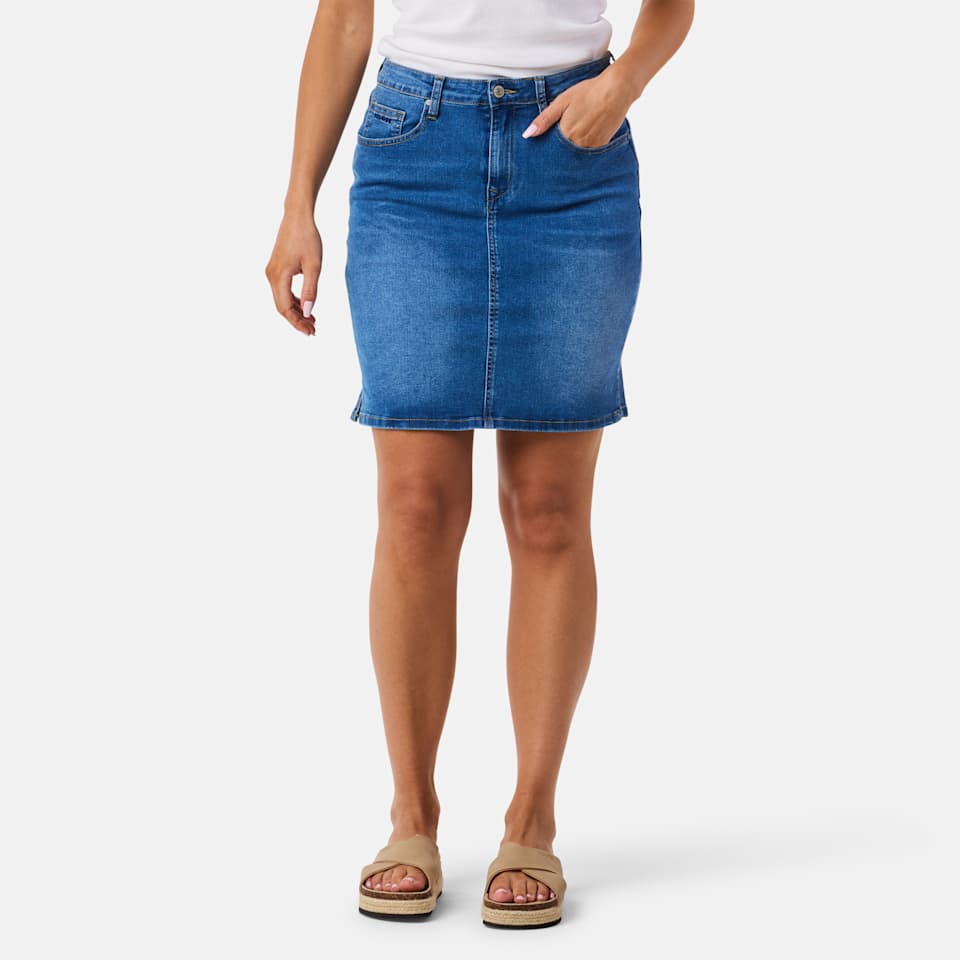 Oregon Denim Skirt W
