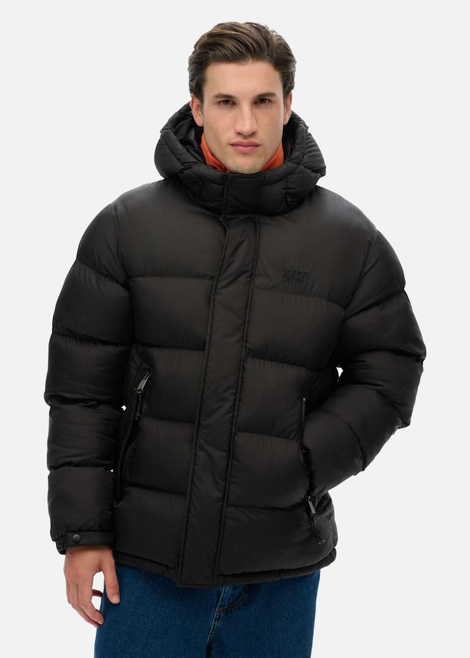 HOODED TECH PADDED JKT