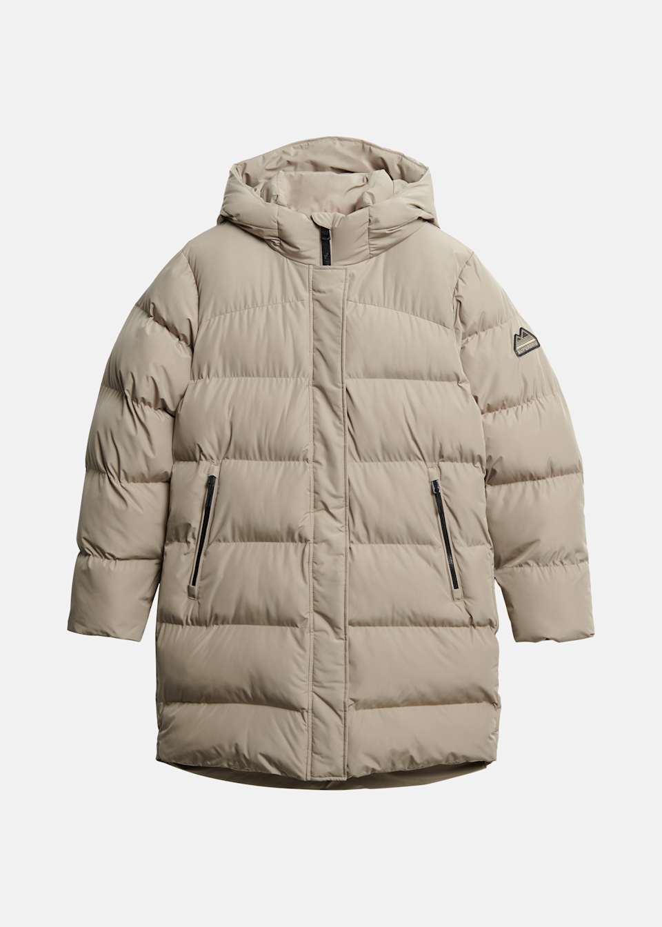 HOODED SPORTS PUFFER MID JKT
