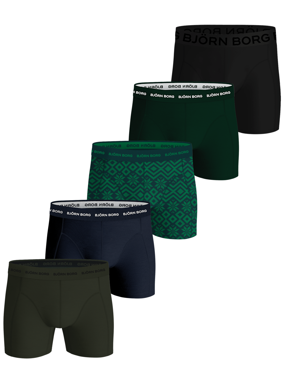 COTTON STRETCH BOXER 5p