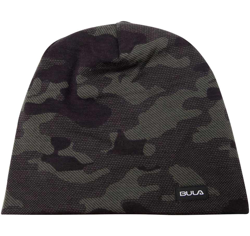 CAMO PRINTED WOOL BEANIE