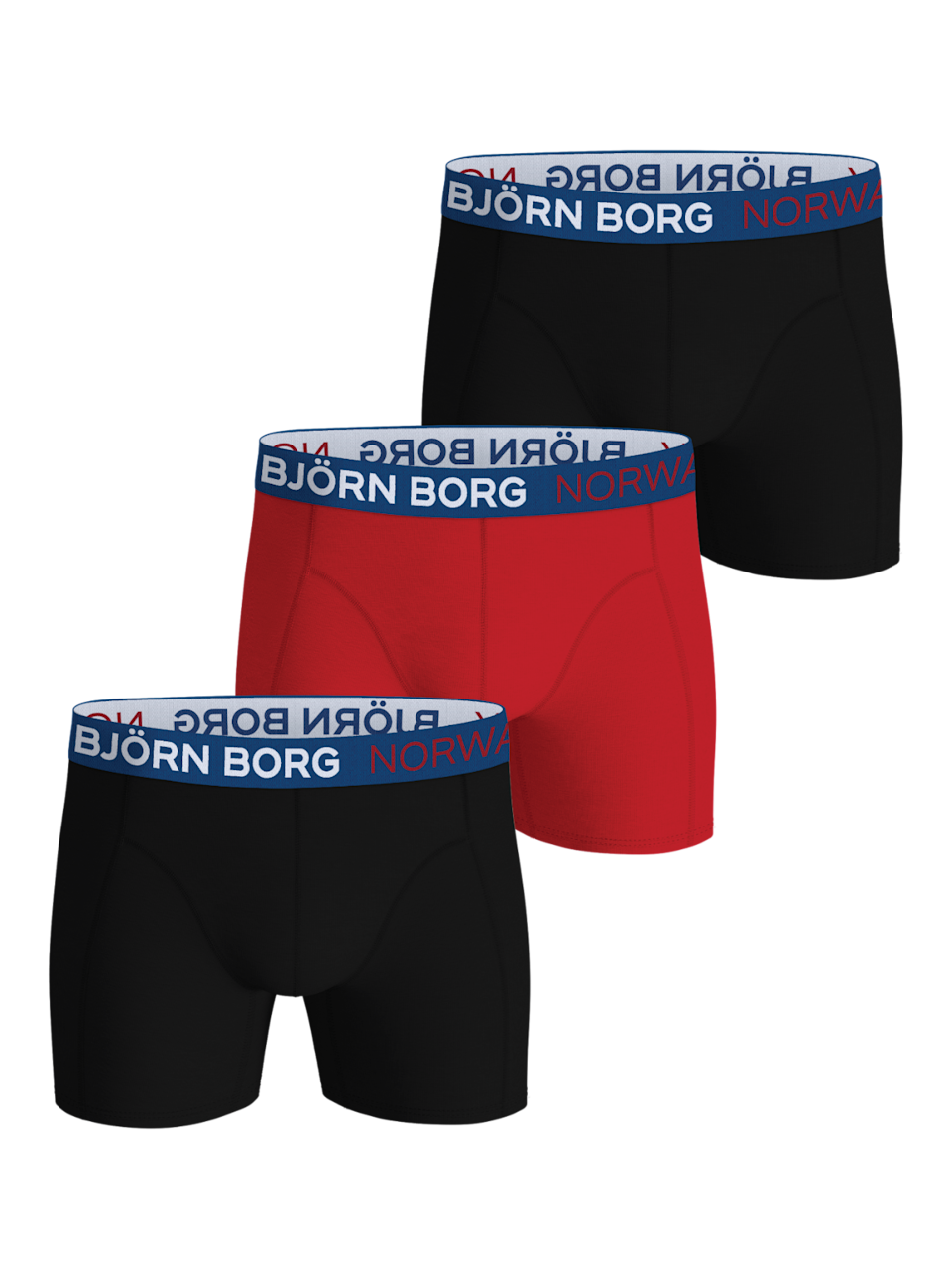 COTTON STRETCH BOXER NORWAY 3p