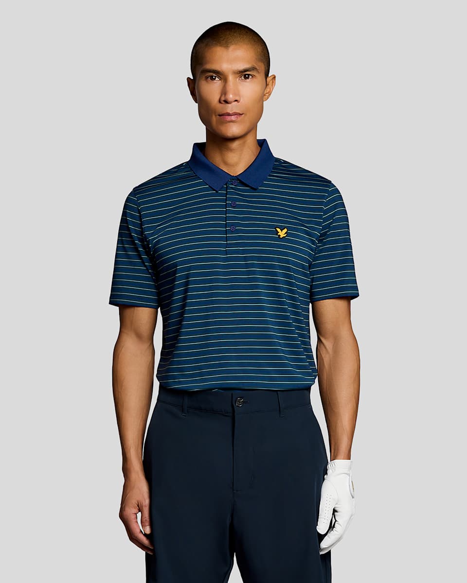 Golf Striped Polo